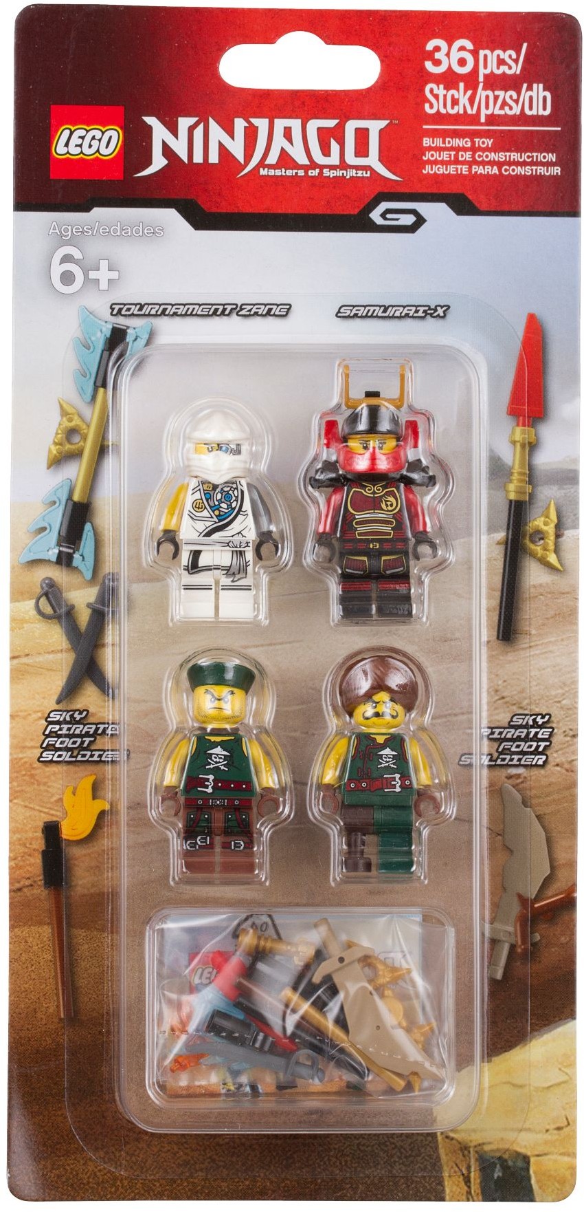 NINJAGO Accessory Set 853544 - hình ảnh tổng thể bộ LEGO