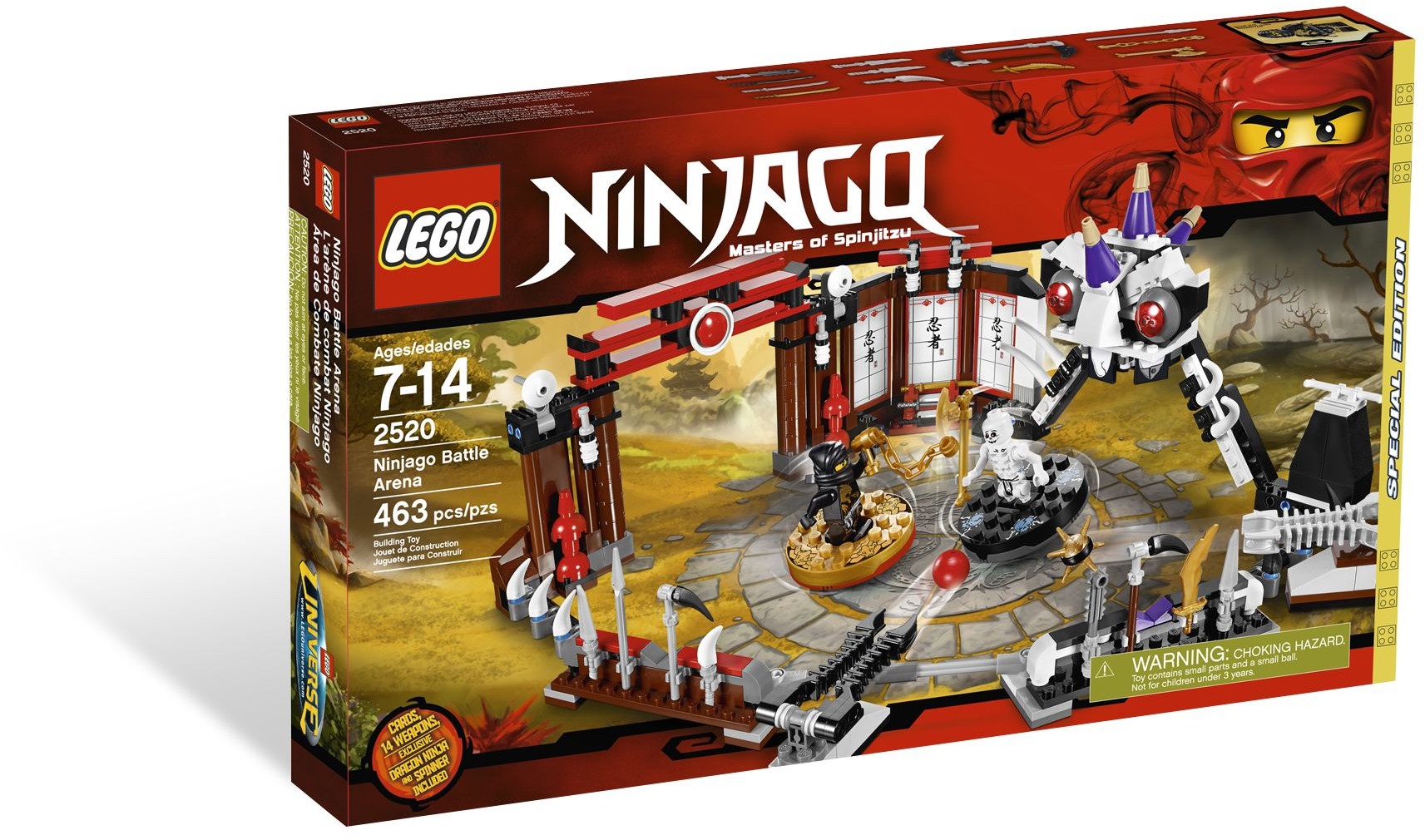 Ninjago Battle Arena 2520 - góc nhìn khác của bộ LEGO