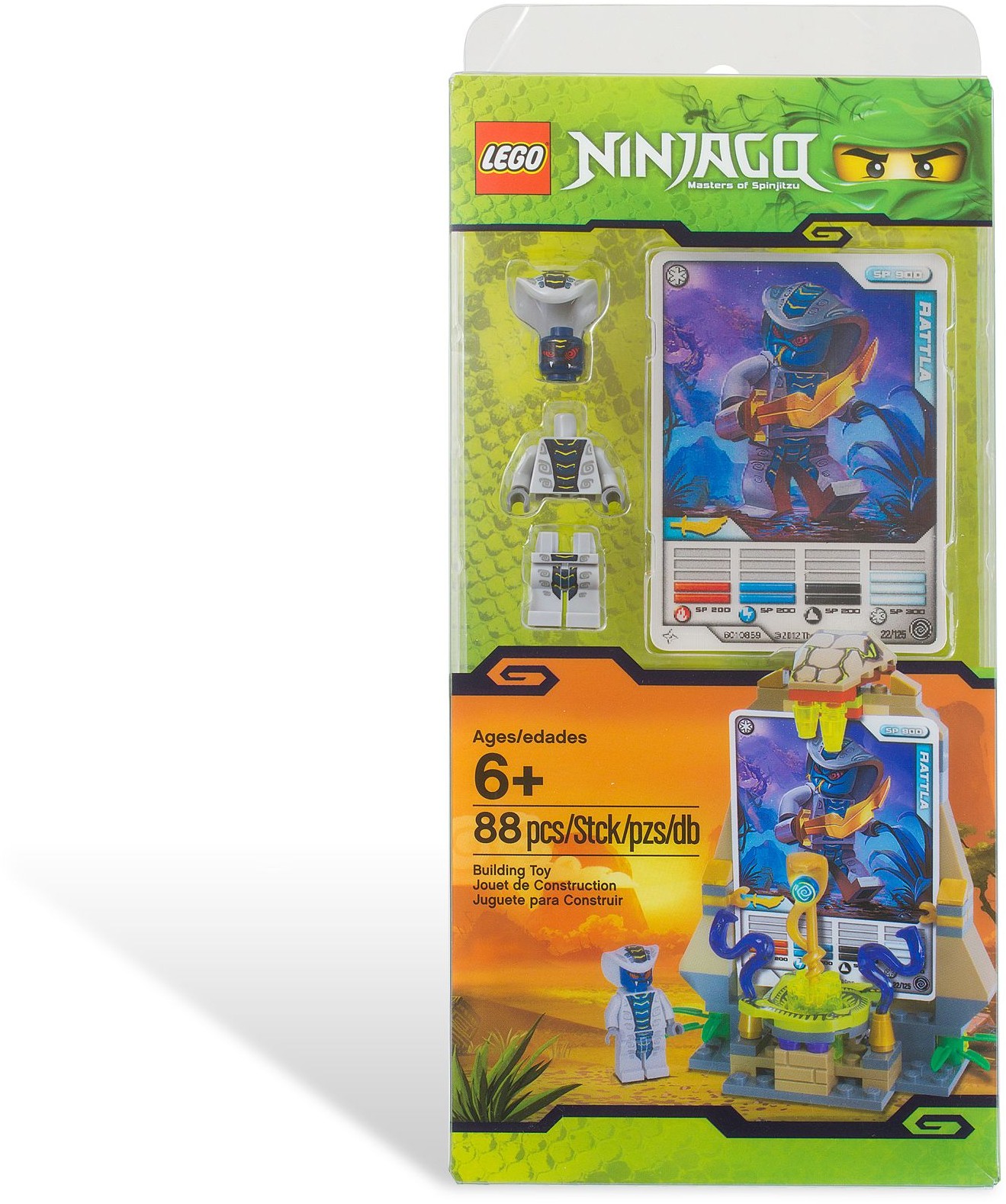 Ninjago Character Card Shrine 850445 - hình ảnh tổng thể bộ LEGO