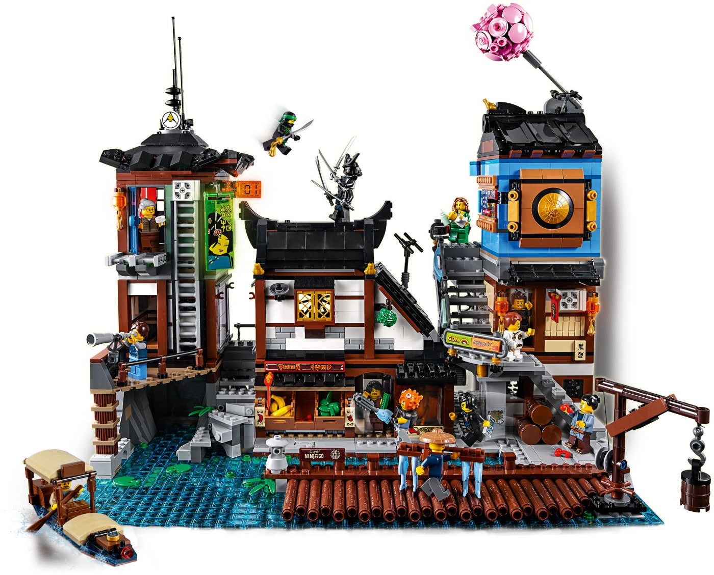 NINJAGO City Docks 70657 - góc nhìn khác của bộ LEGO