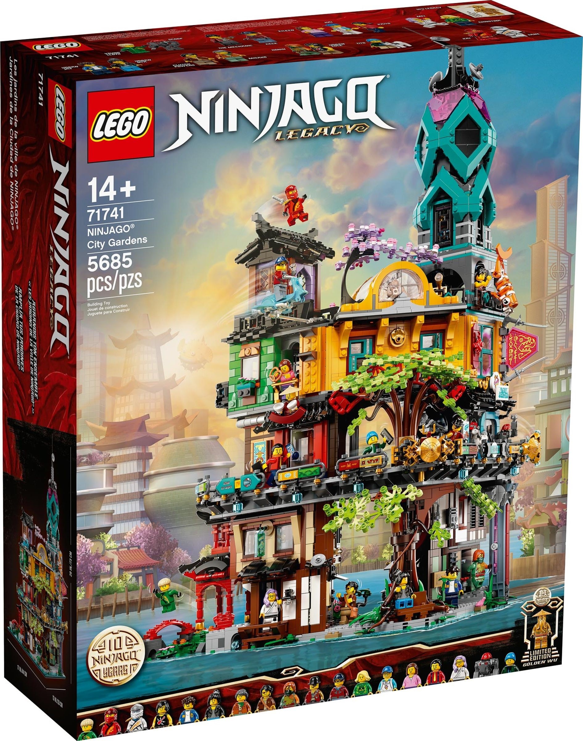 NINJAGO City Gardens 71741 - hình ảnh chi tiết bộ LEGO