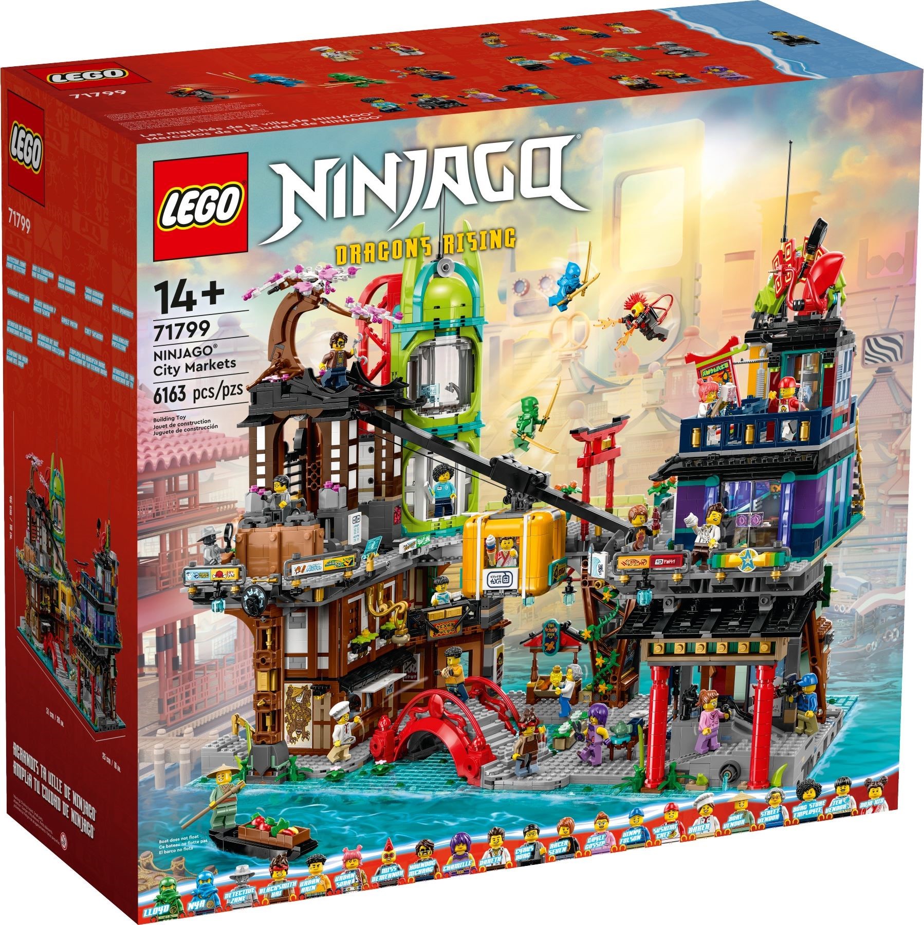 Ninjago City Markets 71799 - hình ảnh chi tiết bộ LEGO