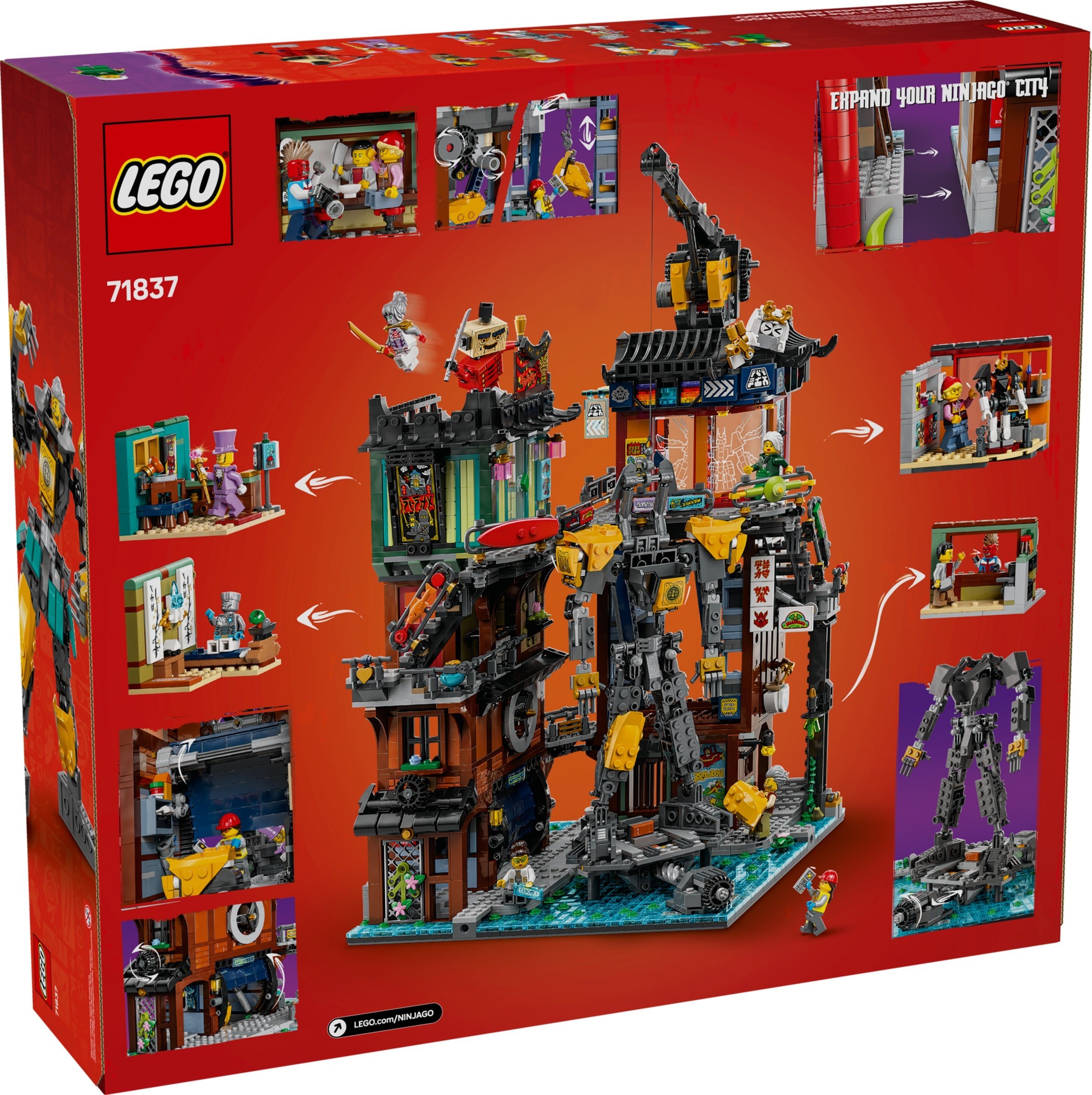 NINJAGO City Workshops 71837 - hình ảnh chi tiết bộ LEGO
