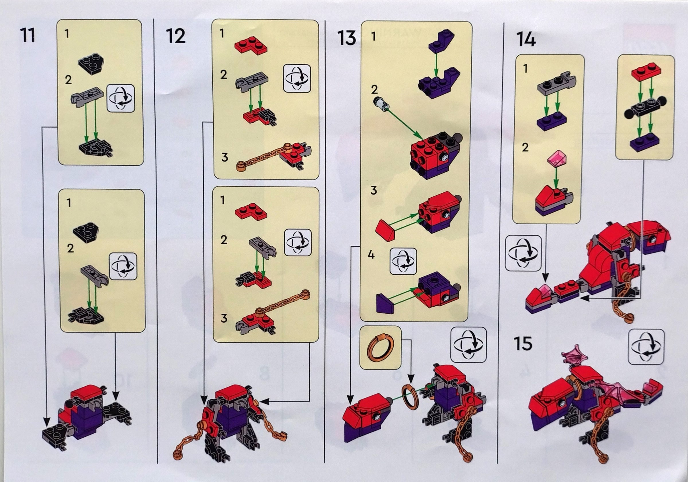 Ninjago Thunderfang 6565144 - góc nhìn khác của bộ LEGO