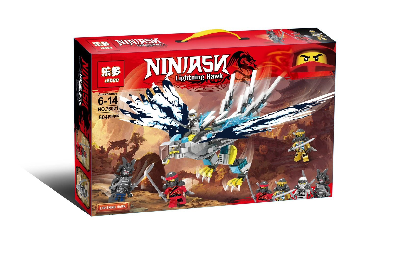 Ninjasn Lighting Hawk  - hình ảnh tổng thể bộ LEGO