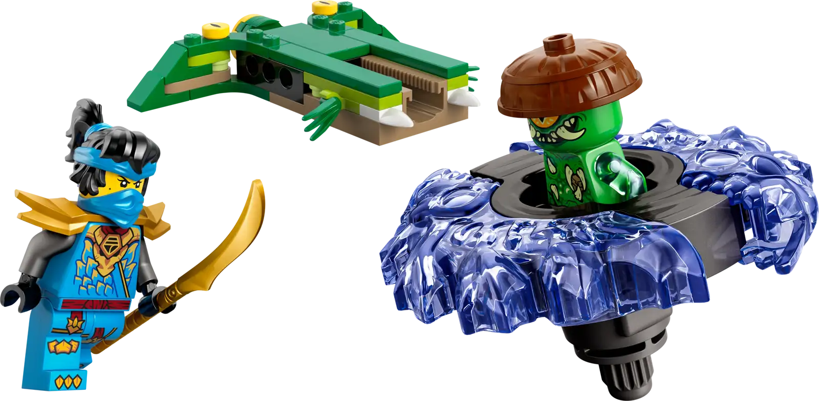 Nya vs. Mutation Monster Spinner 71849 - hình ảnh tổng thể bộ LEGO