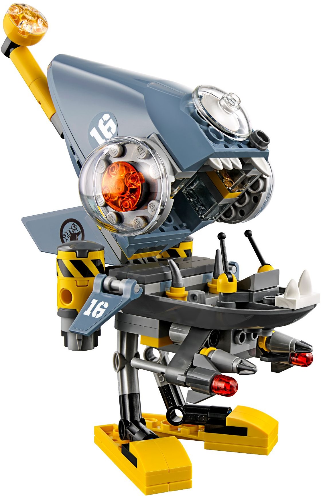Piranha Attack 70629 - góc nhìn khác của bộ LEGO