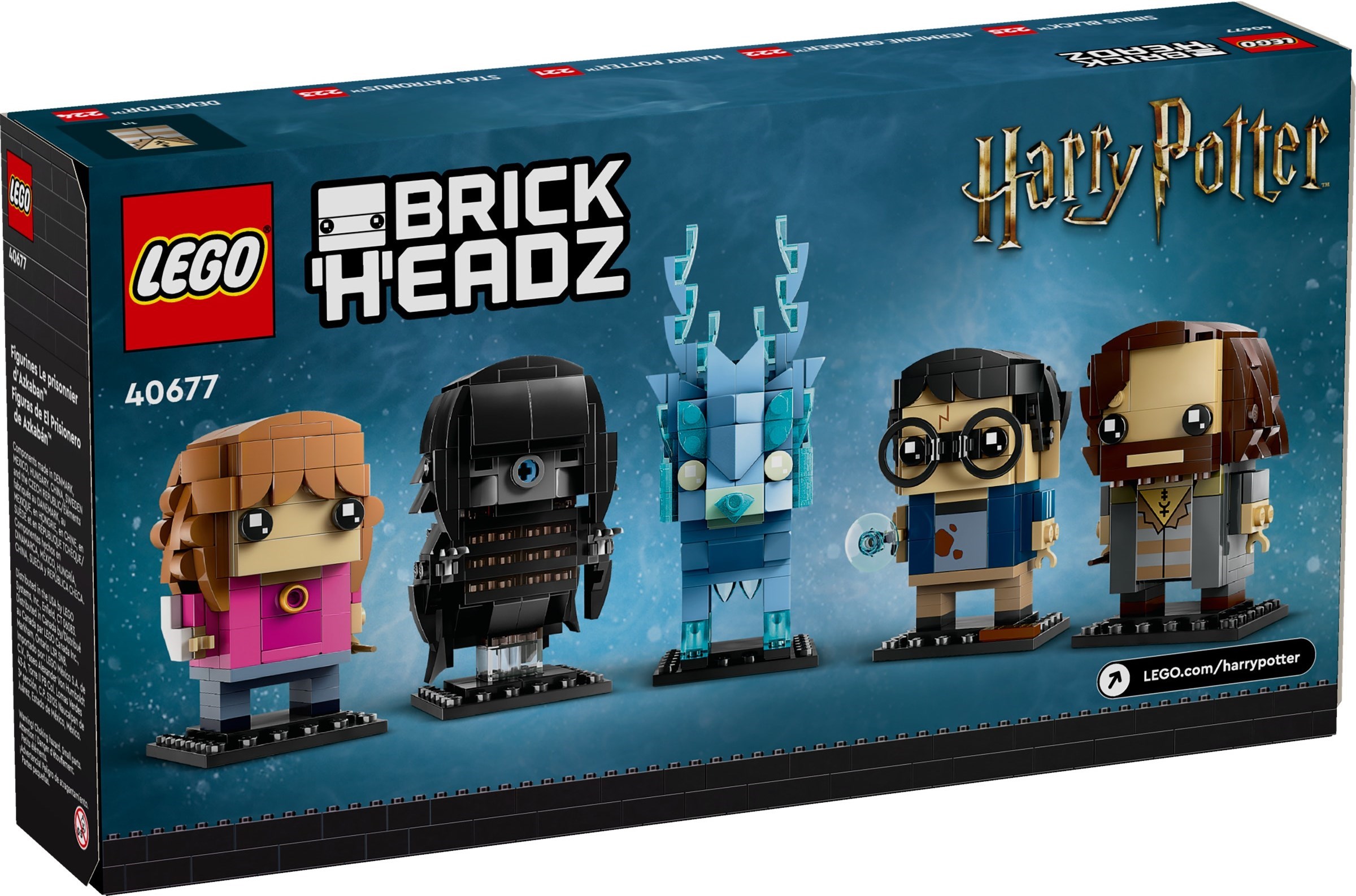 Prisoner of Azkaban Figures 40677 - hình ảnh tổng thể bộ LEGO