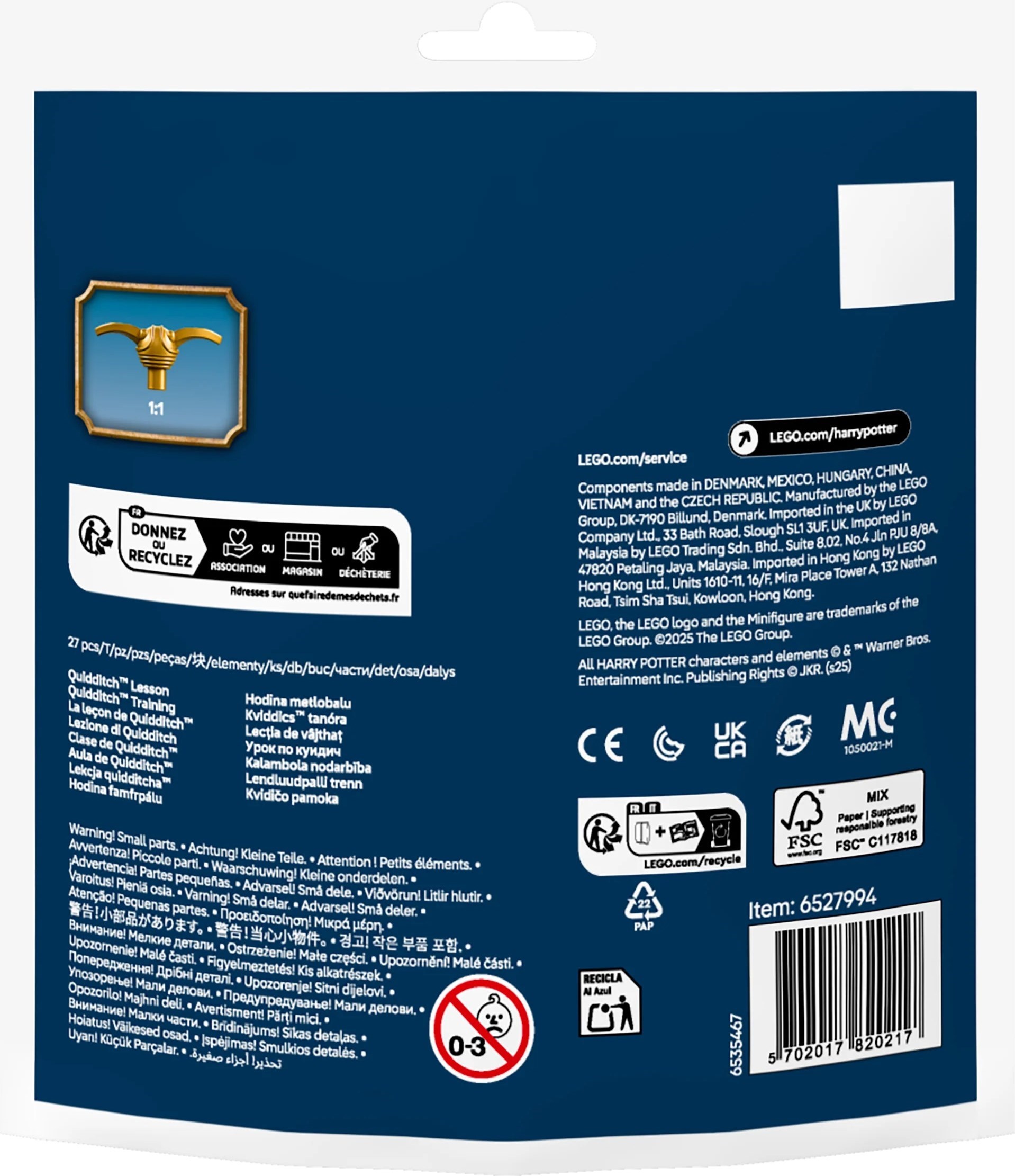 Quidditch Training 30706 - góc nhìn khác của bộ LEGO