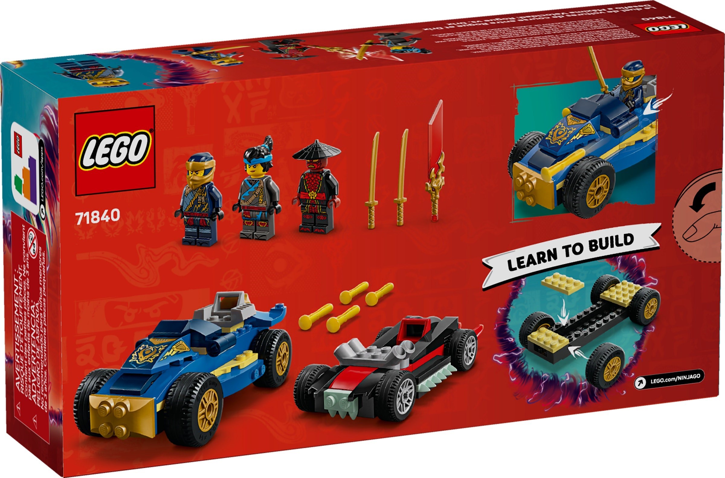 Rogue vs. Drix Race Car Duel 71840 - hình ảnh chi tiết bộ LEGO