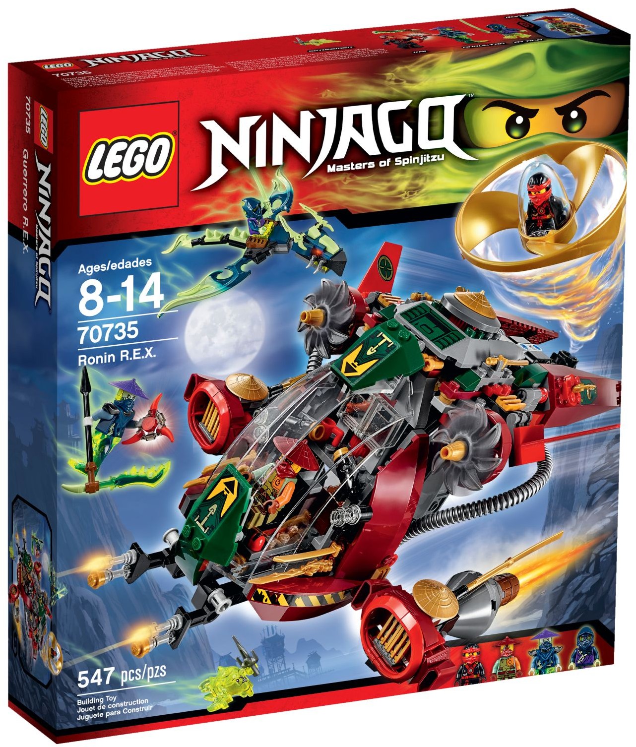 Ronin R.E.X. 70735 - hình ảnh tổng thể bộ LEGO