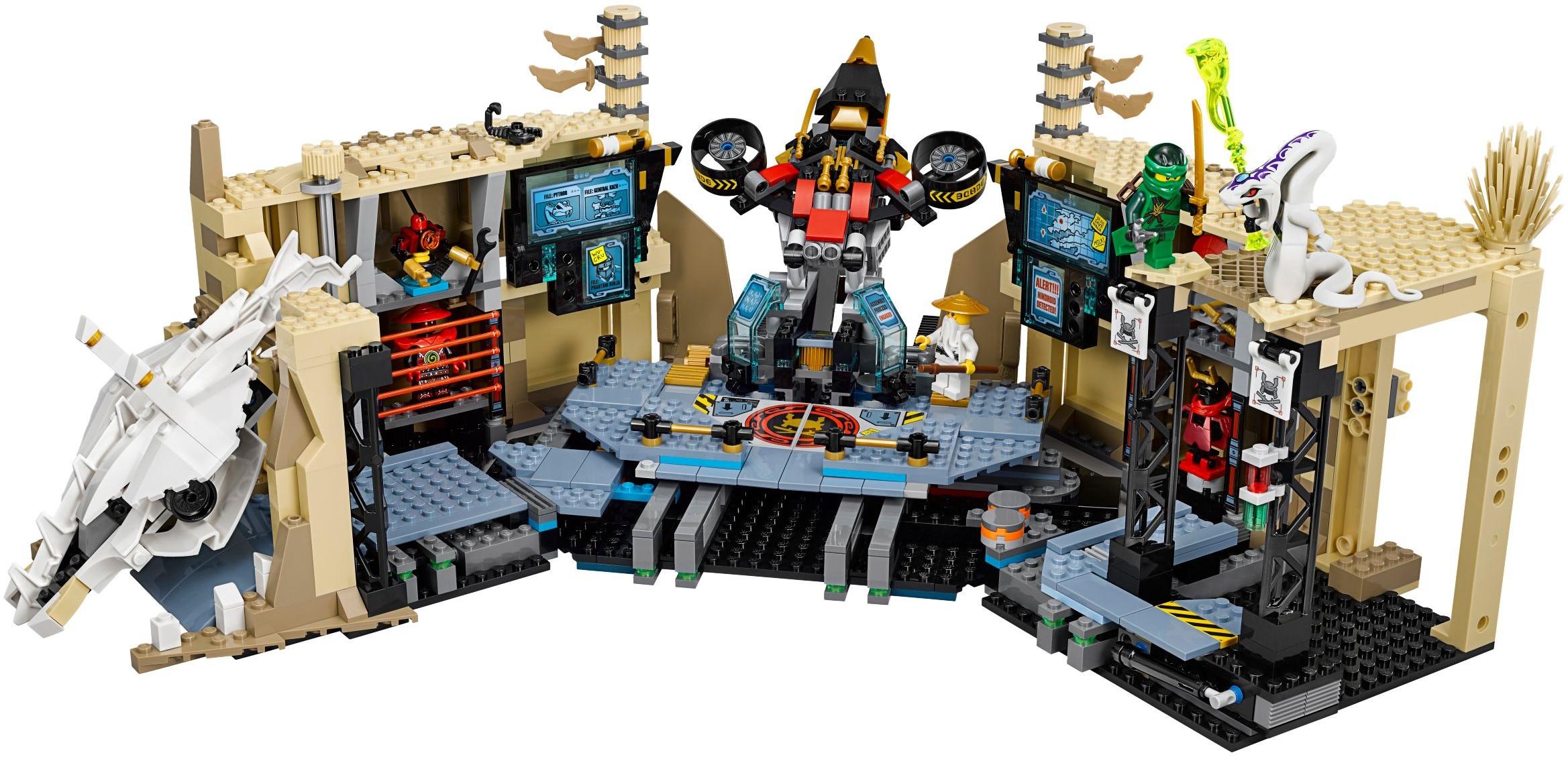 Samurai X Cave Chaos 70596 - góc nhìn khác của bộ LEGO