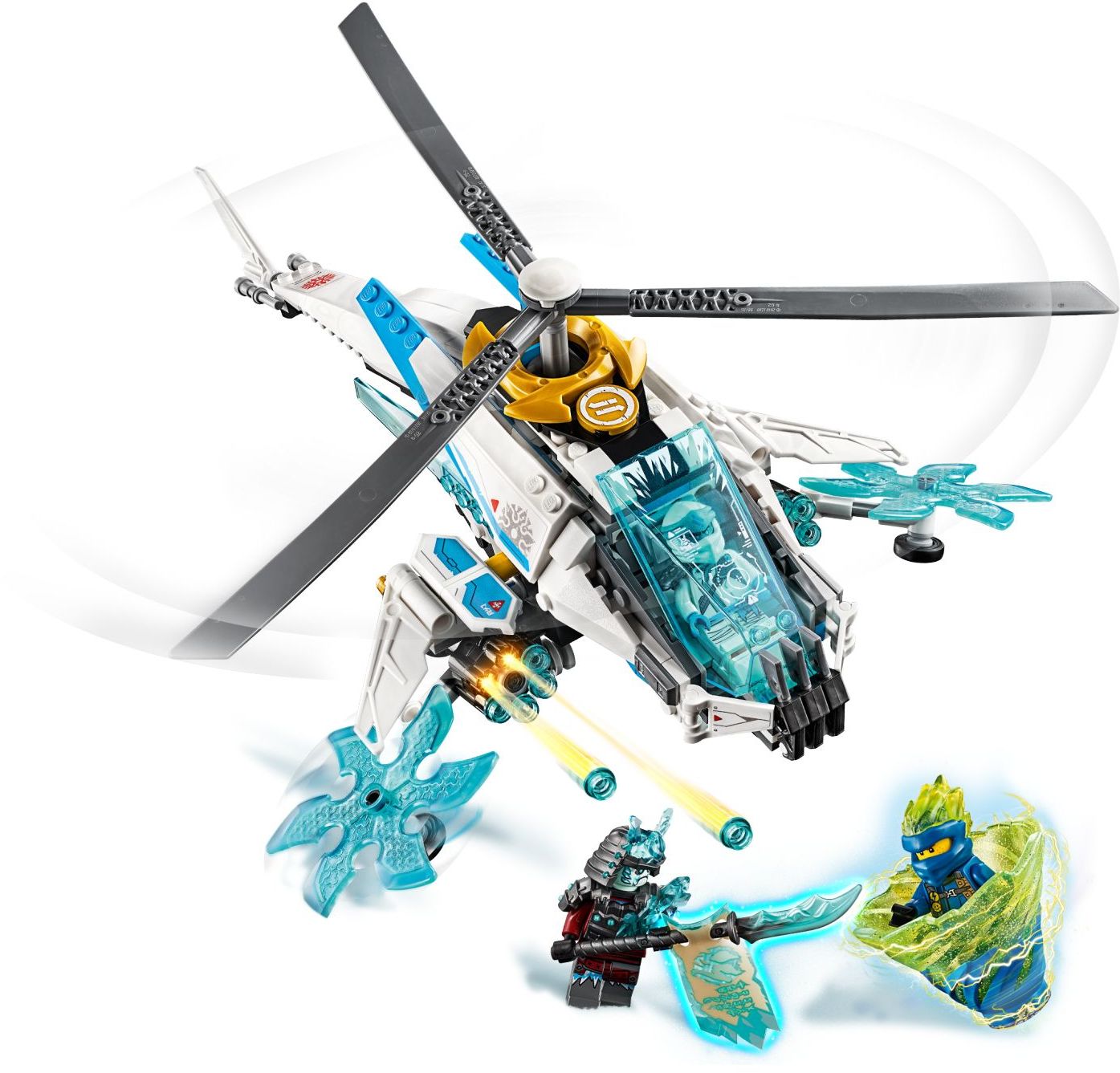Shuricopter 70673 - hình ảnh tổng thể bộ LEGO