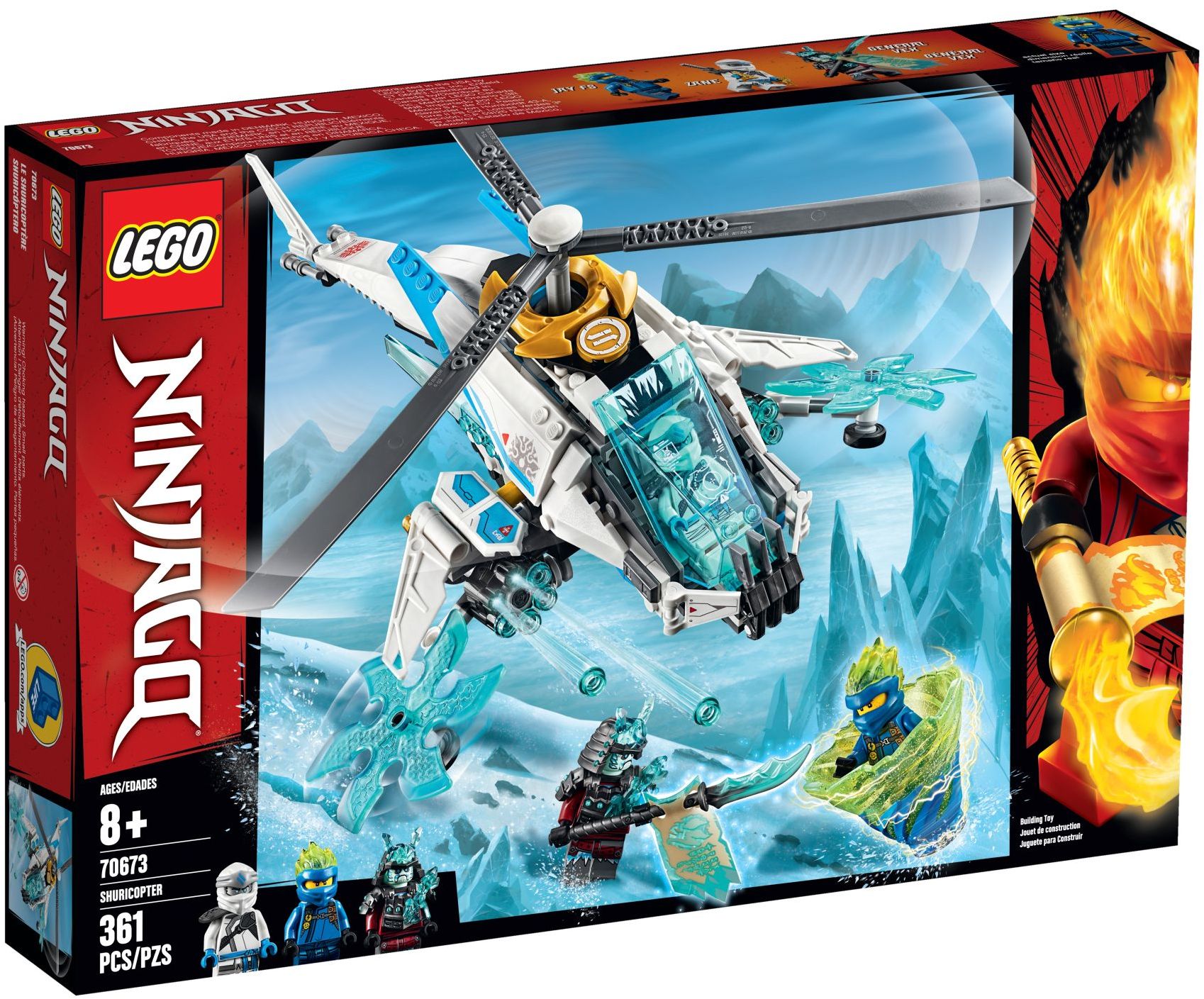 Shuricopter 70673 - hình ảnh chi tiết bộ LEGO