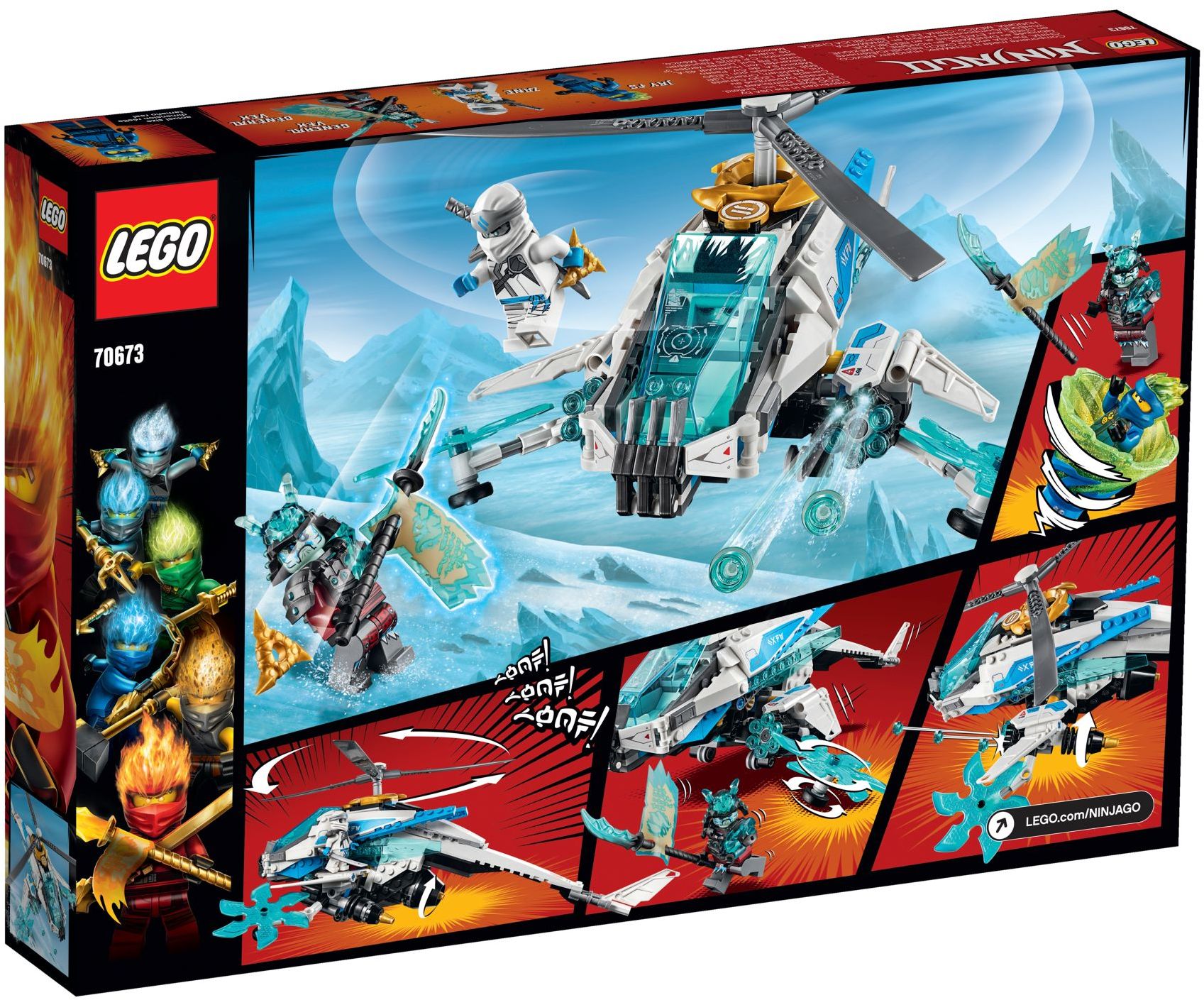 Shuricopter 70673 - góc nhìn khác của bộ LEGO