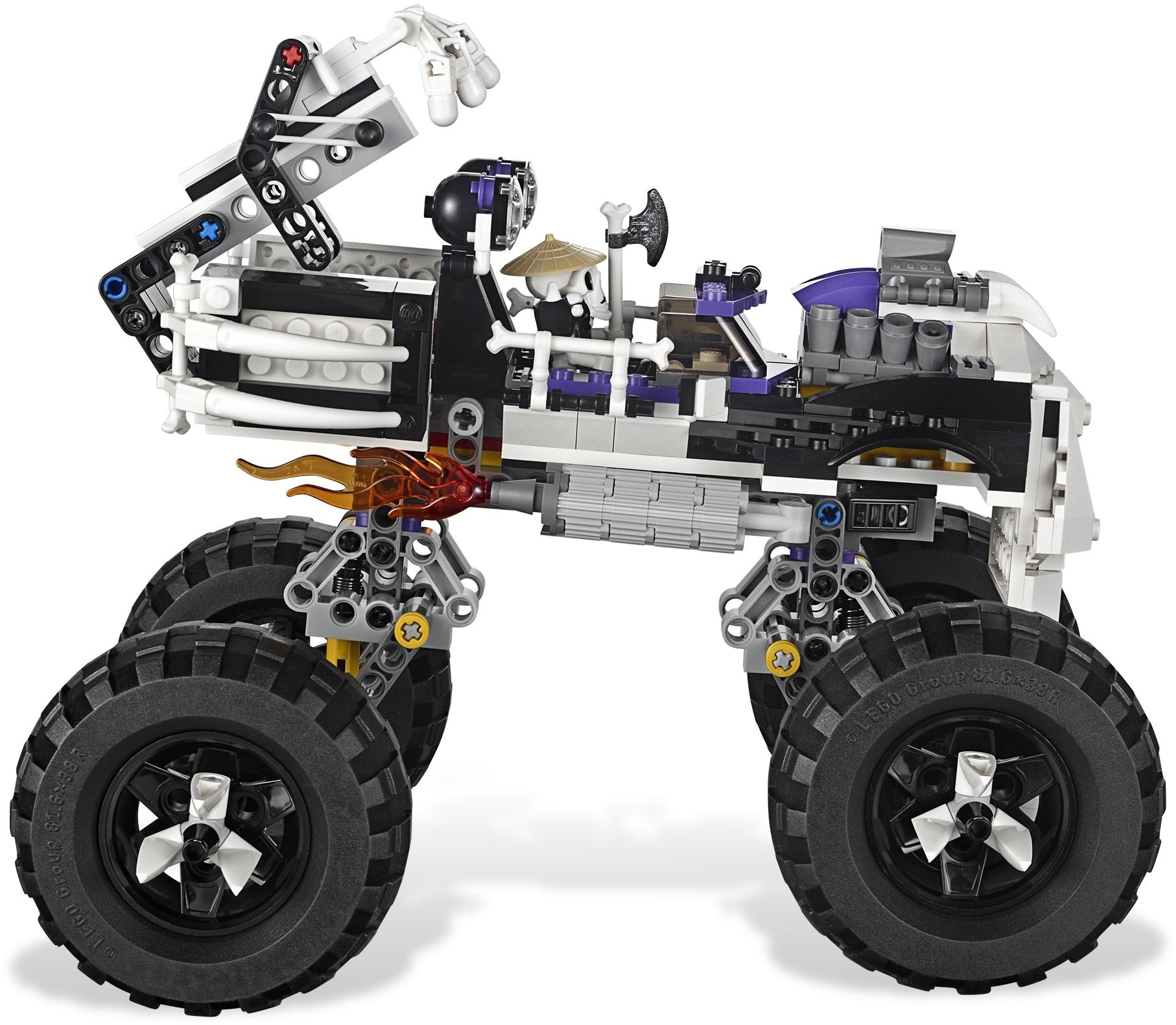 Skull Truck 2506 - hình ảnh chi tiết bộ LEGO