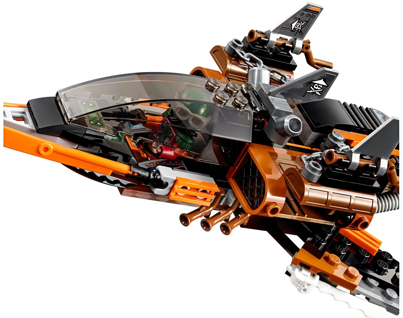 Sky Shark 70601 - góc nhìn khác của bộ LEGO