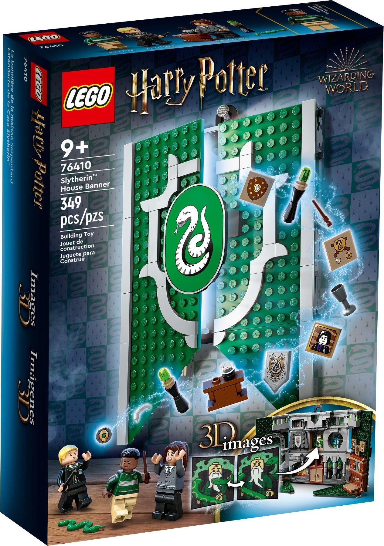 Slytherin House Banner 76410 - hình ảnh tổng thể bộ LEGO