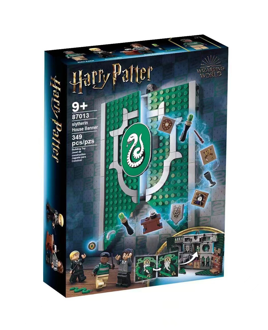 Slytherin House Banner 76410 - góc nhìn khác của bộ LEGO