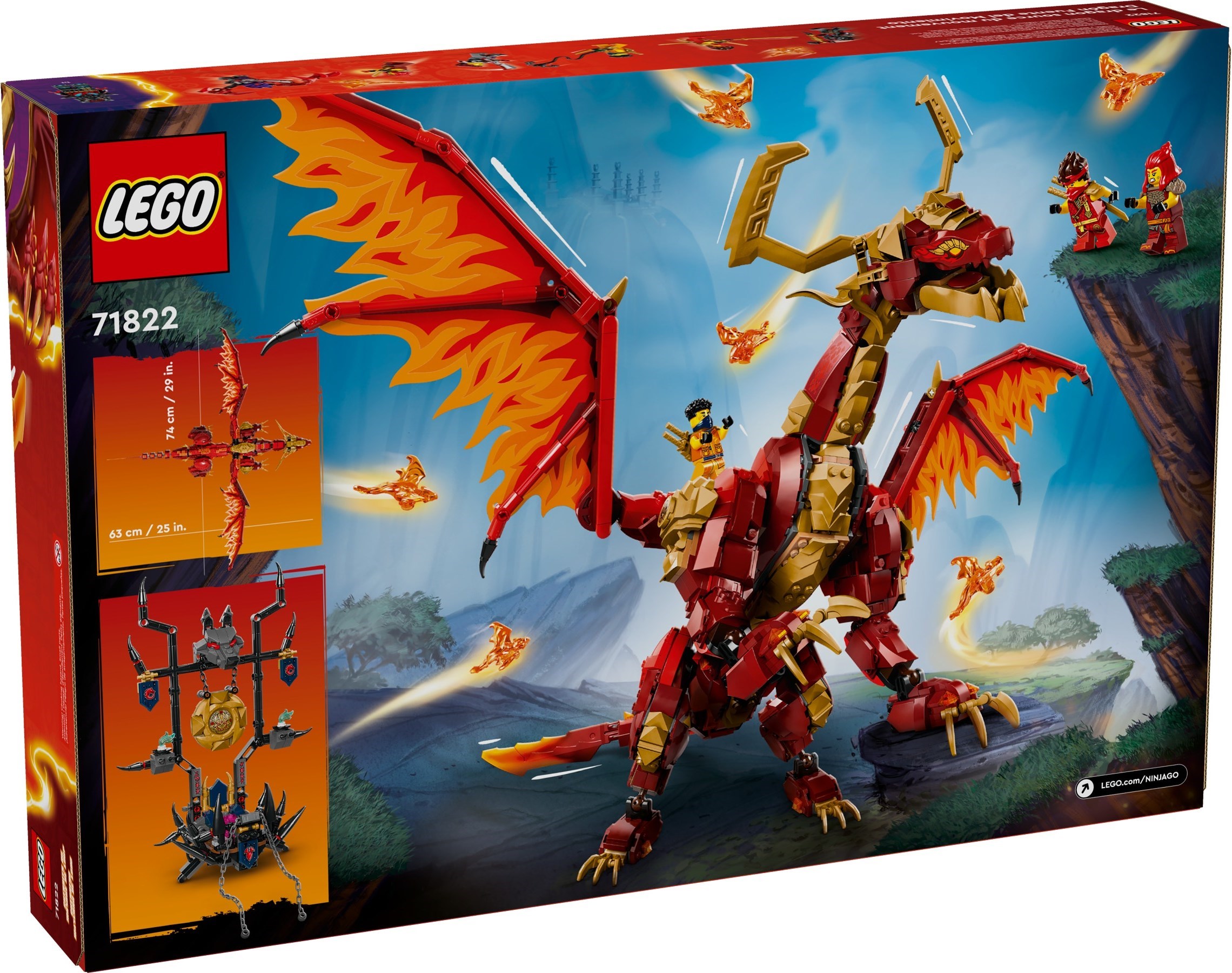 Source Dragon of Motion 71822 - hình ảnh chi tiết bộ LEGO