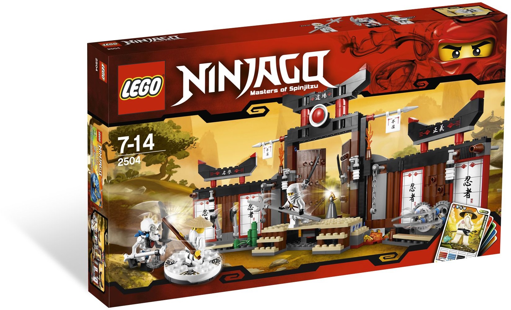 Spinjitzu Dojo 2504 - hình ảnh tổng thể bộ LEGO