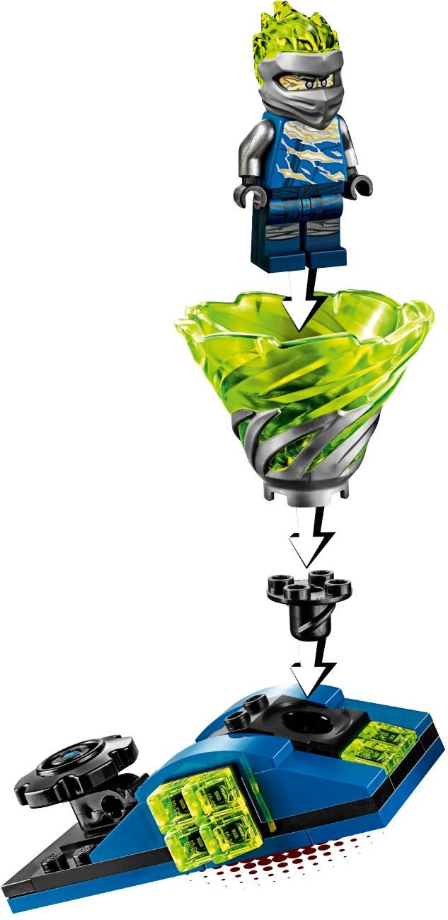 Spinjitzu Slam - Jay 70682 - góc nhìn khác của bộ LEGO