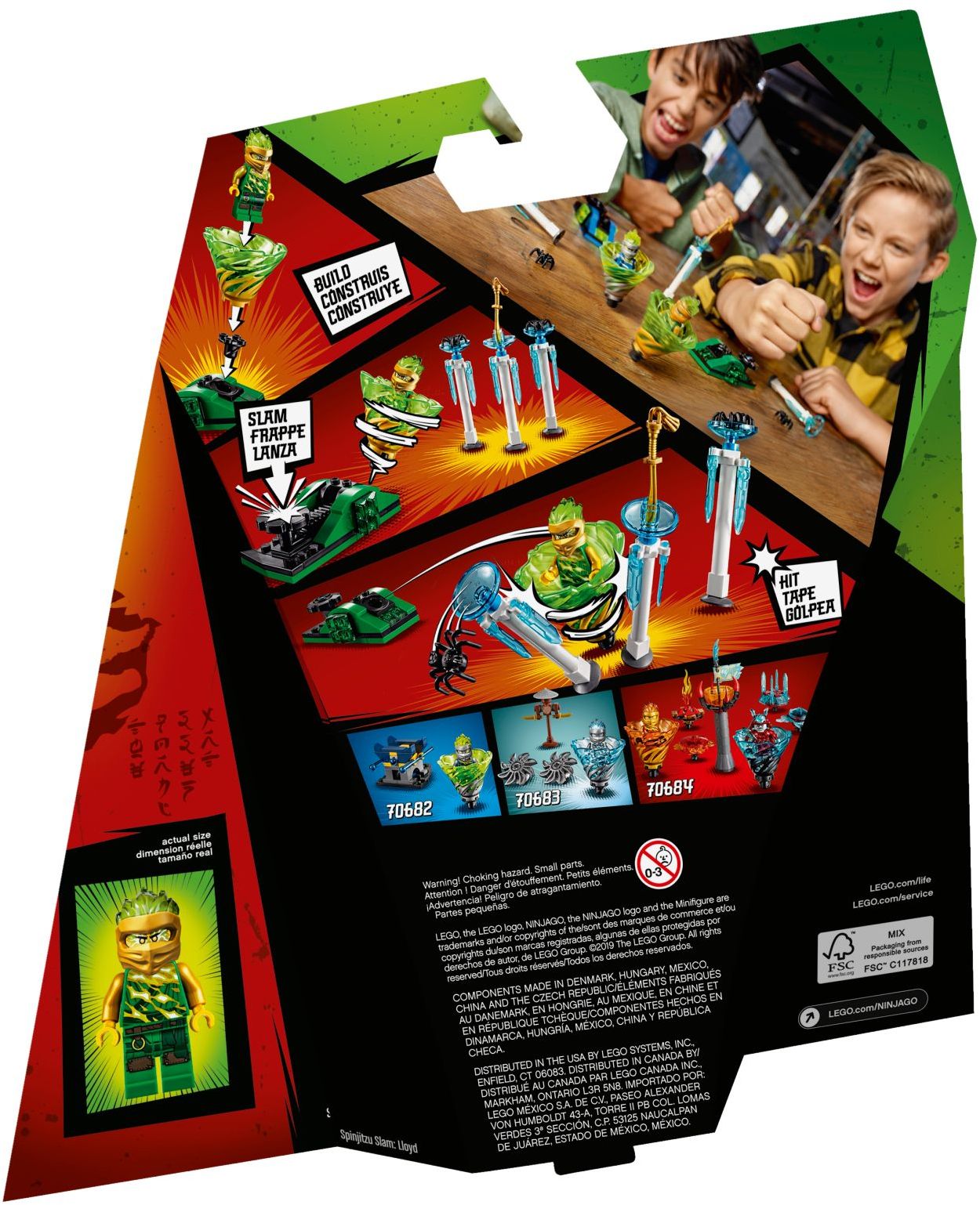 Spinjitzu Slam - Lloyd 70681 - hình ảnh chi tiết bộ LEGO