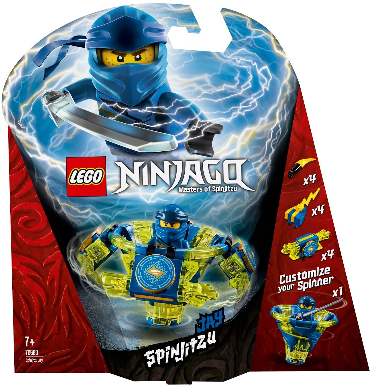 SPINJITZU：Spinjitzu Jay 70660 - hình ảnh tổng thể bộ LEGO