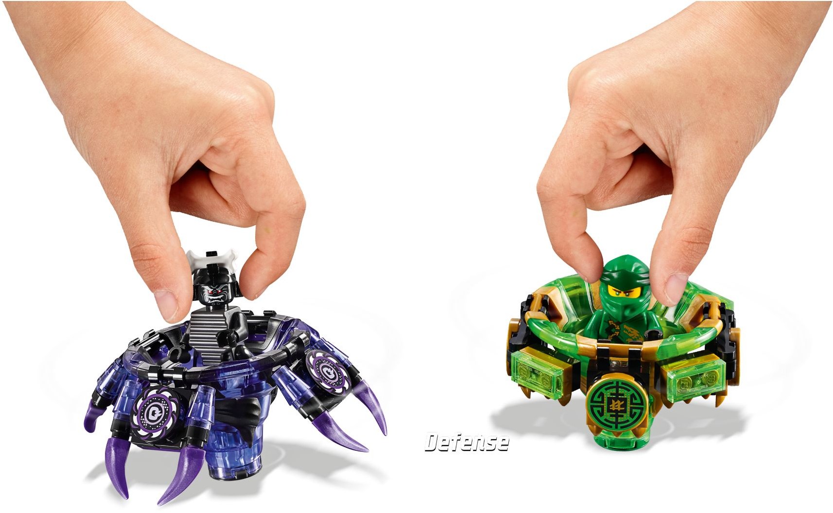 SPINJITZU：Spinjitzu Lloyd vs. Garmadon 70664 - góc nhìn khác của bộ LEGO