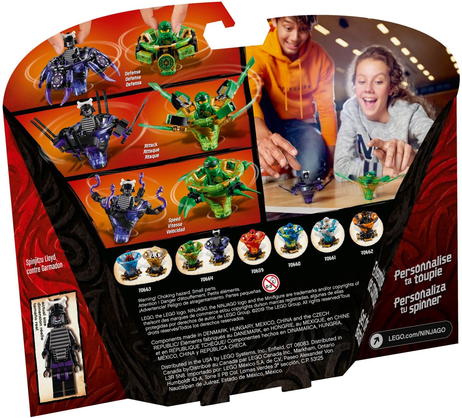 SPINJITZU：Spinjitzu Lloyd vs. Garmadon 70664 - thêm hình ảnh sản phẩm LEGO