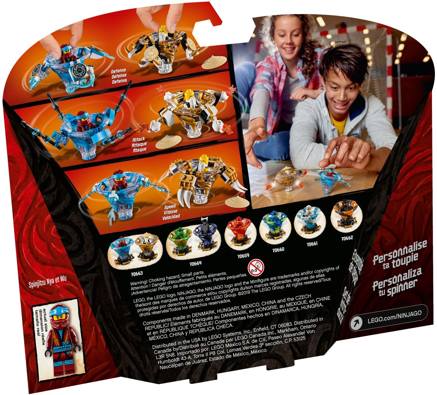 SPINJITZU：Spinjitzu Nya & Wu 70663 - thêm hình ảnh sản phẩm LEGO