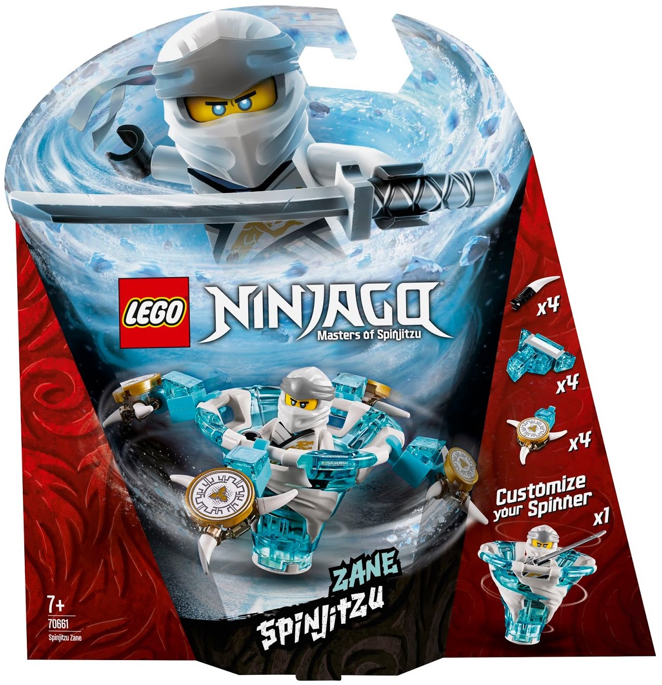SPINJITZU：Spinjitzu Zane 70661 - hình ảnh tổng thể bộ LEGO