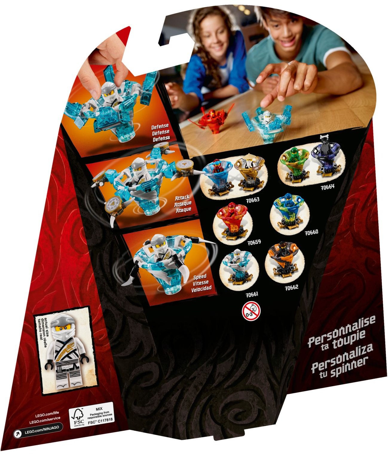 SPINJITZU：Spinjitzu Zane 70661 - thêm hình ảnh sản phẩm LEGO