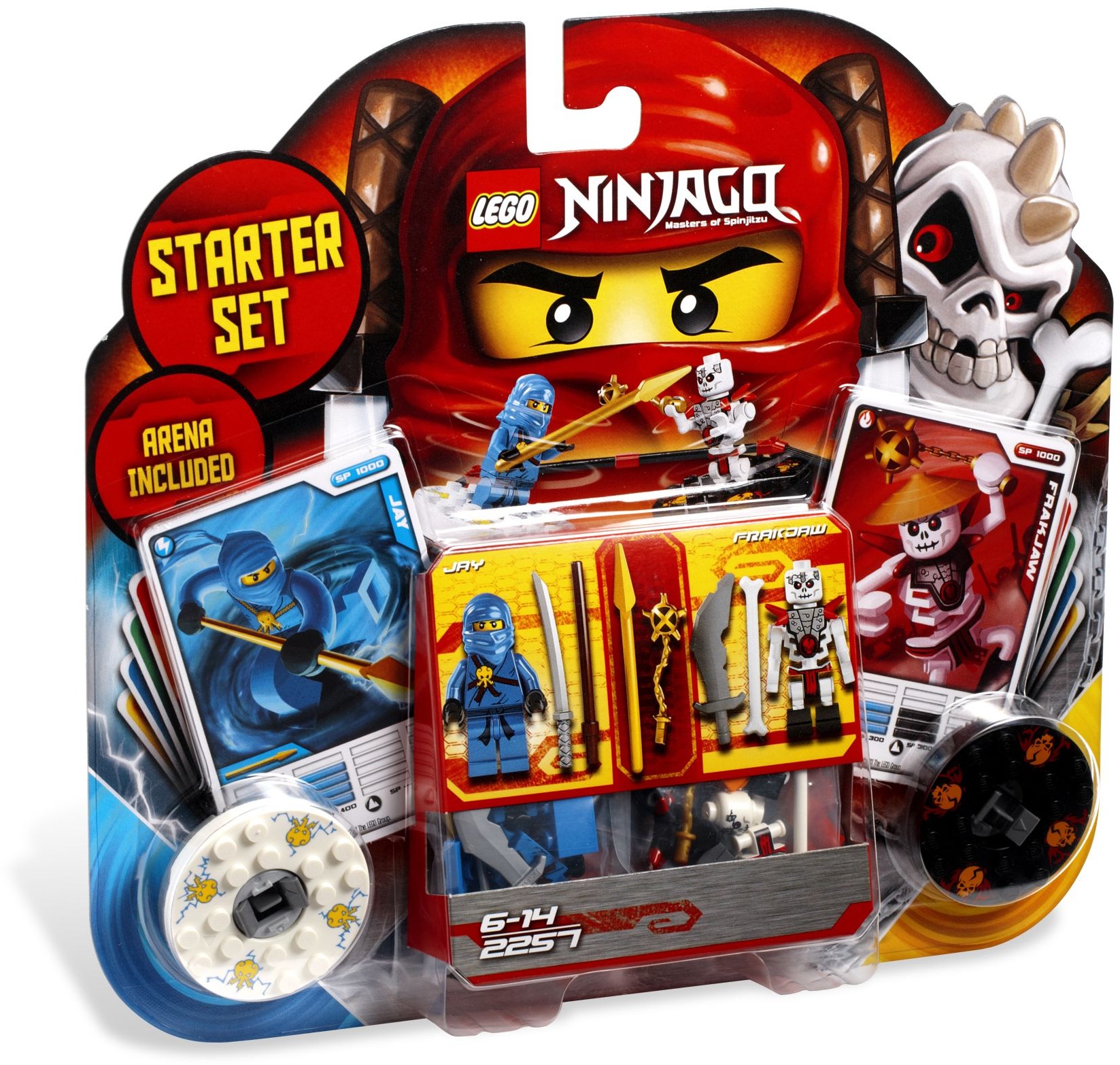 Spinjitzu Starter Set 2257 - góc nhìn khác của bộ LEGO