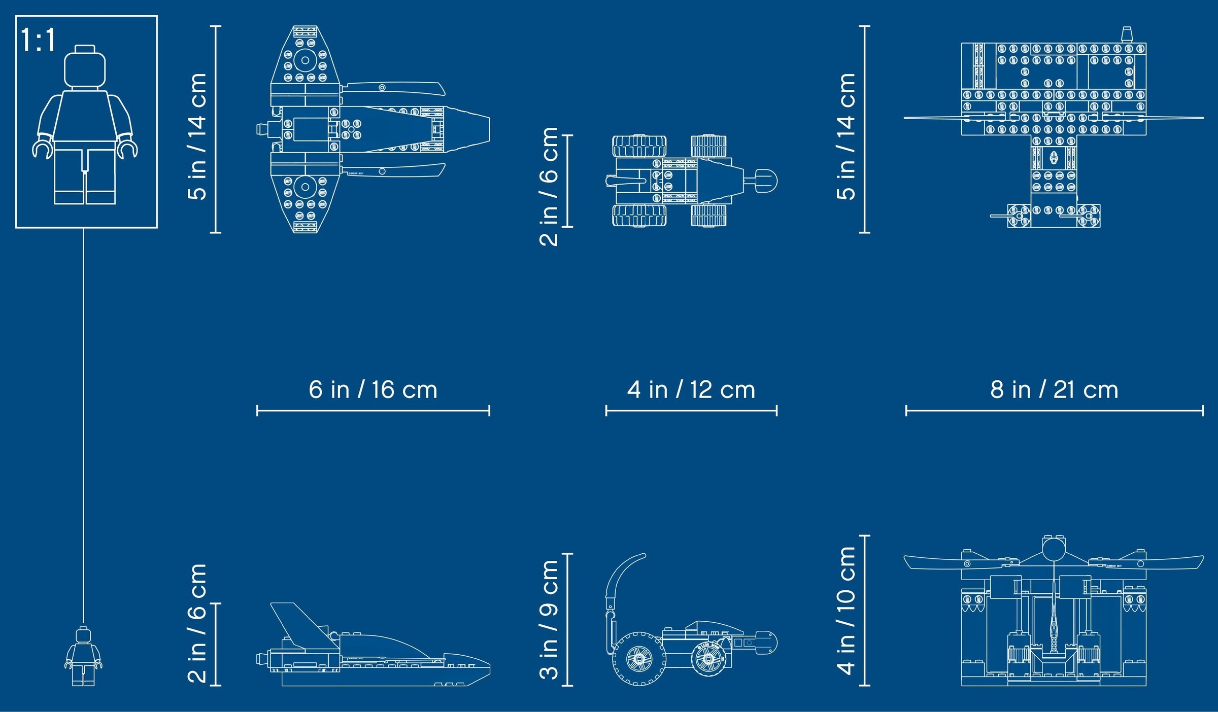 Storm Fighter Battle 71703 - góc nhìn khác của bộ LEGO