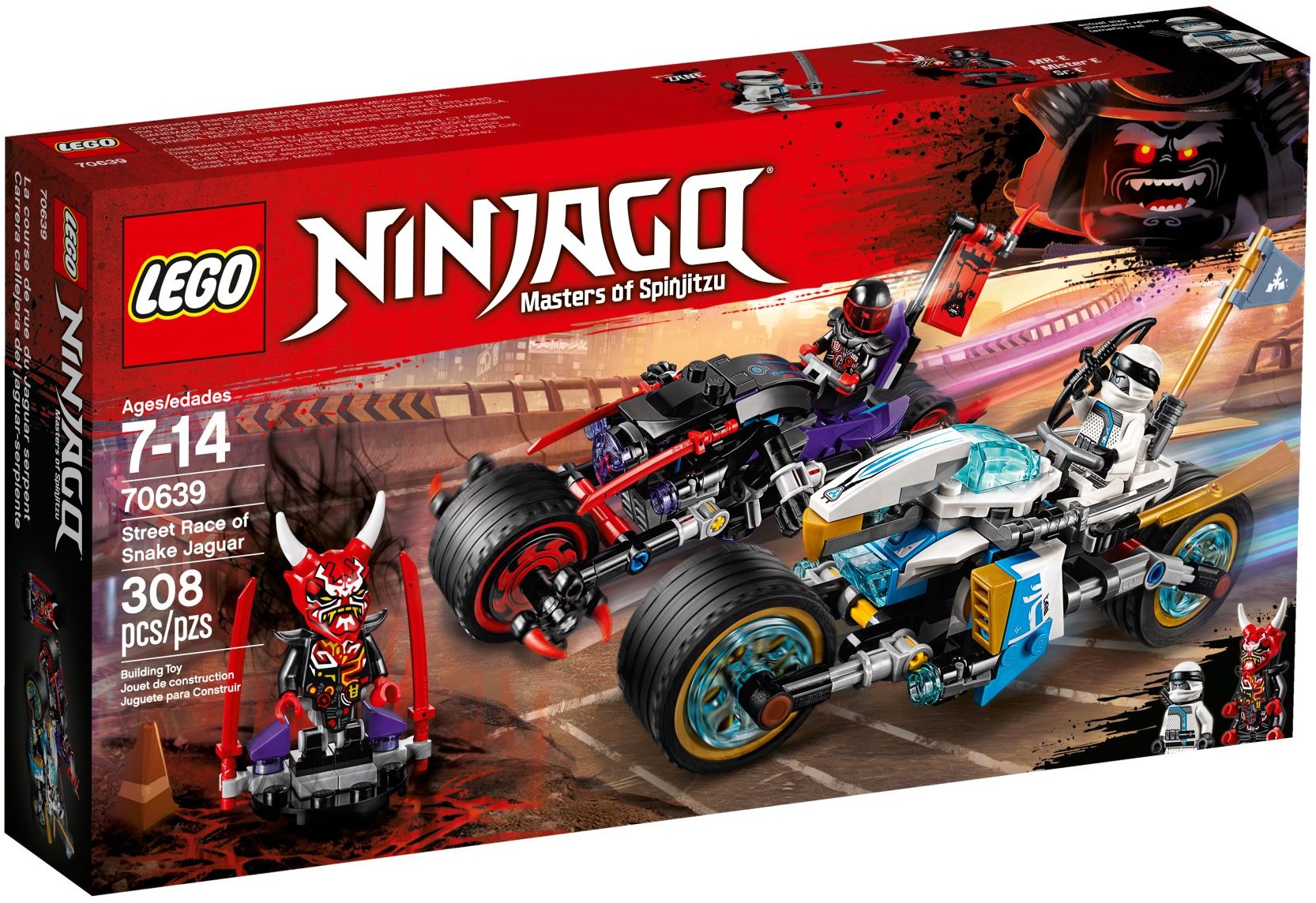 Street Race of Snake Jaguar 70639 - hình ảnh tổng thể bộ LEGO