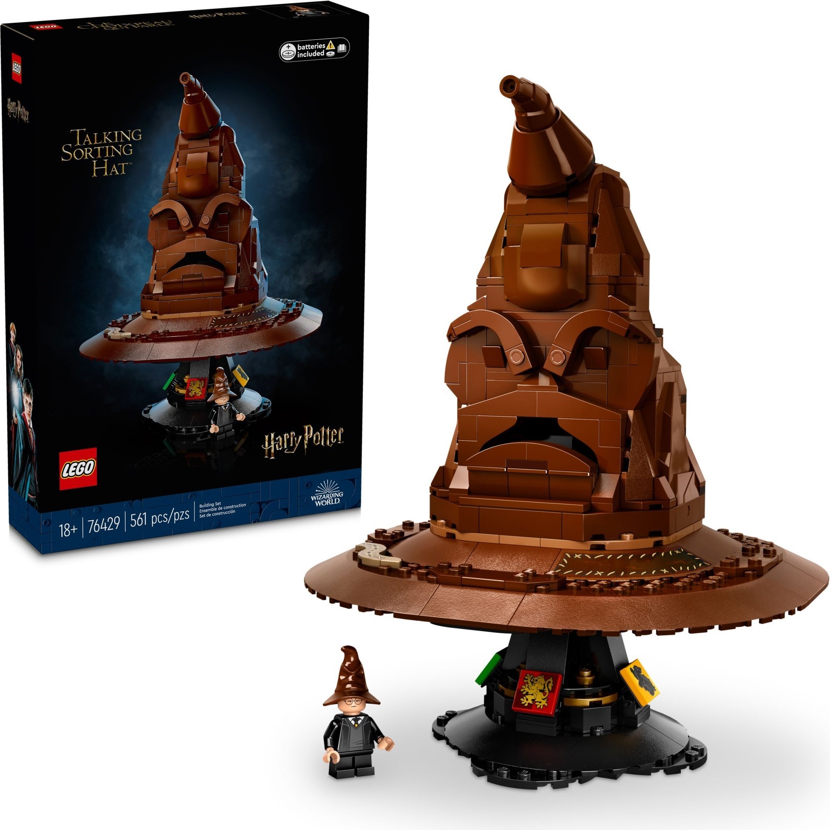 Talking Sorting Hat 76429 - hình ảnh tổng thể bộ LEGO
