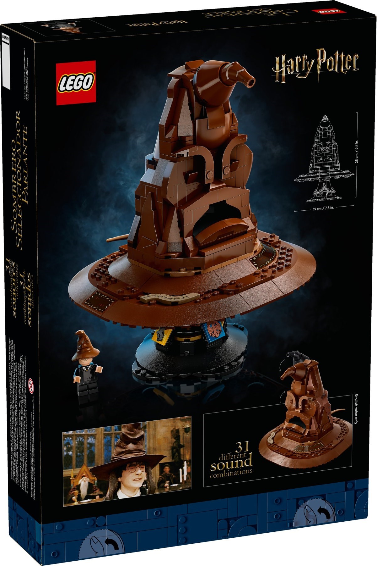 Talking Sorting Hat 76429 - hình ảnh chi tiết bộ LEGO