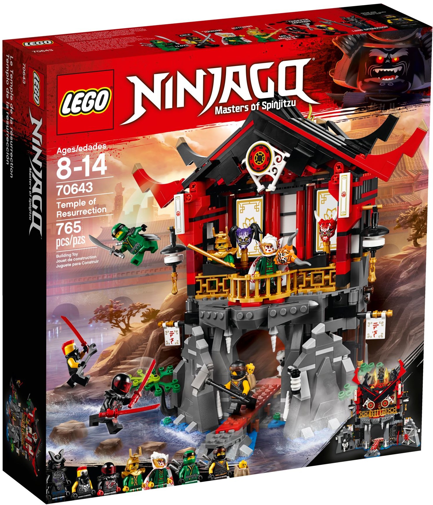 Temple of Resurrection 70643 - góc nhìn khác của bộ LEGO