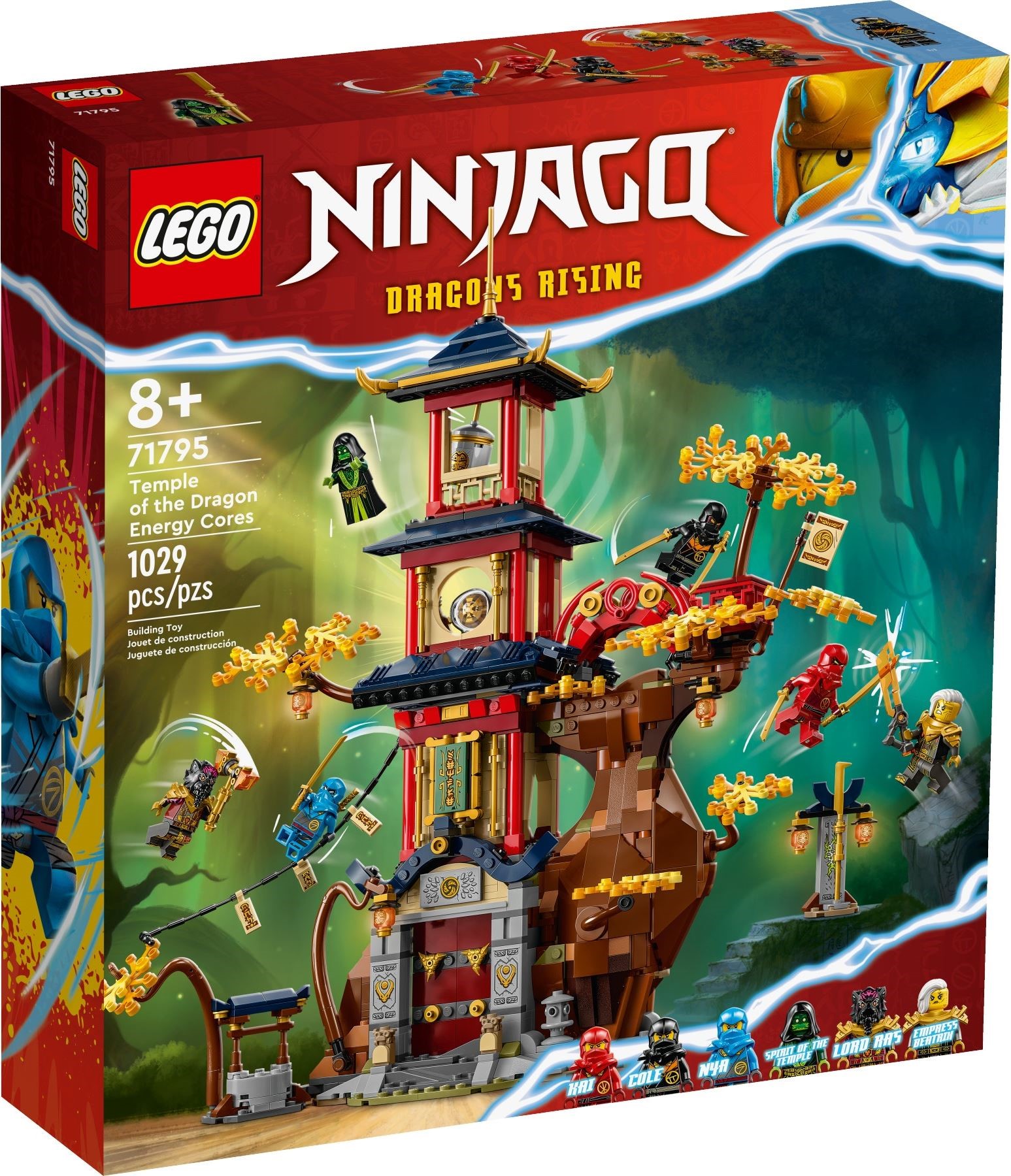 Temple of the Dragon Energy Cores 71795 - hình ảnh tổng thể bộ LEGO