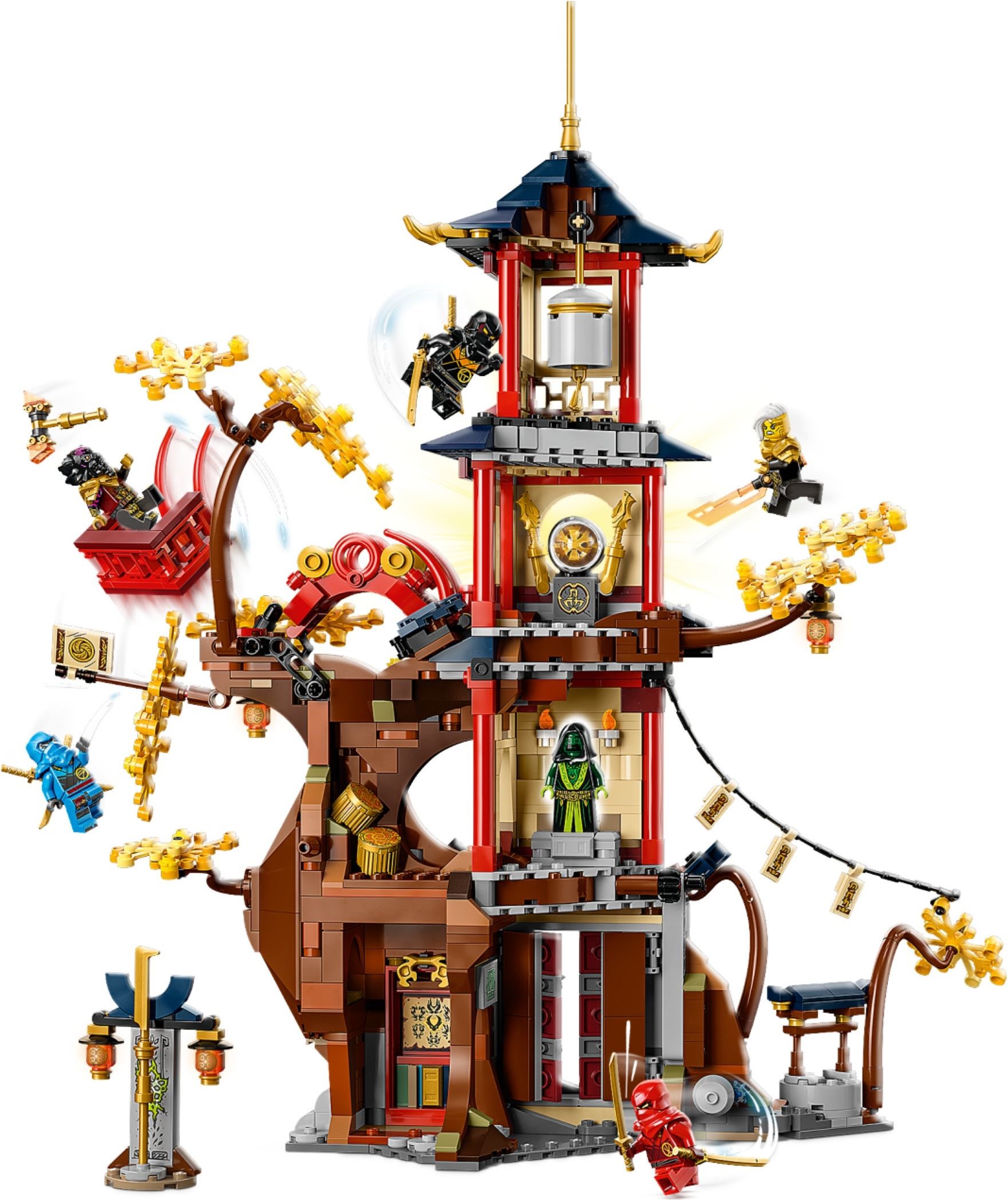 Temple of the Dragon Energy Cores 71795 - hình ảnh chi tiết bộ LEGO