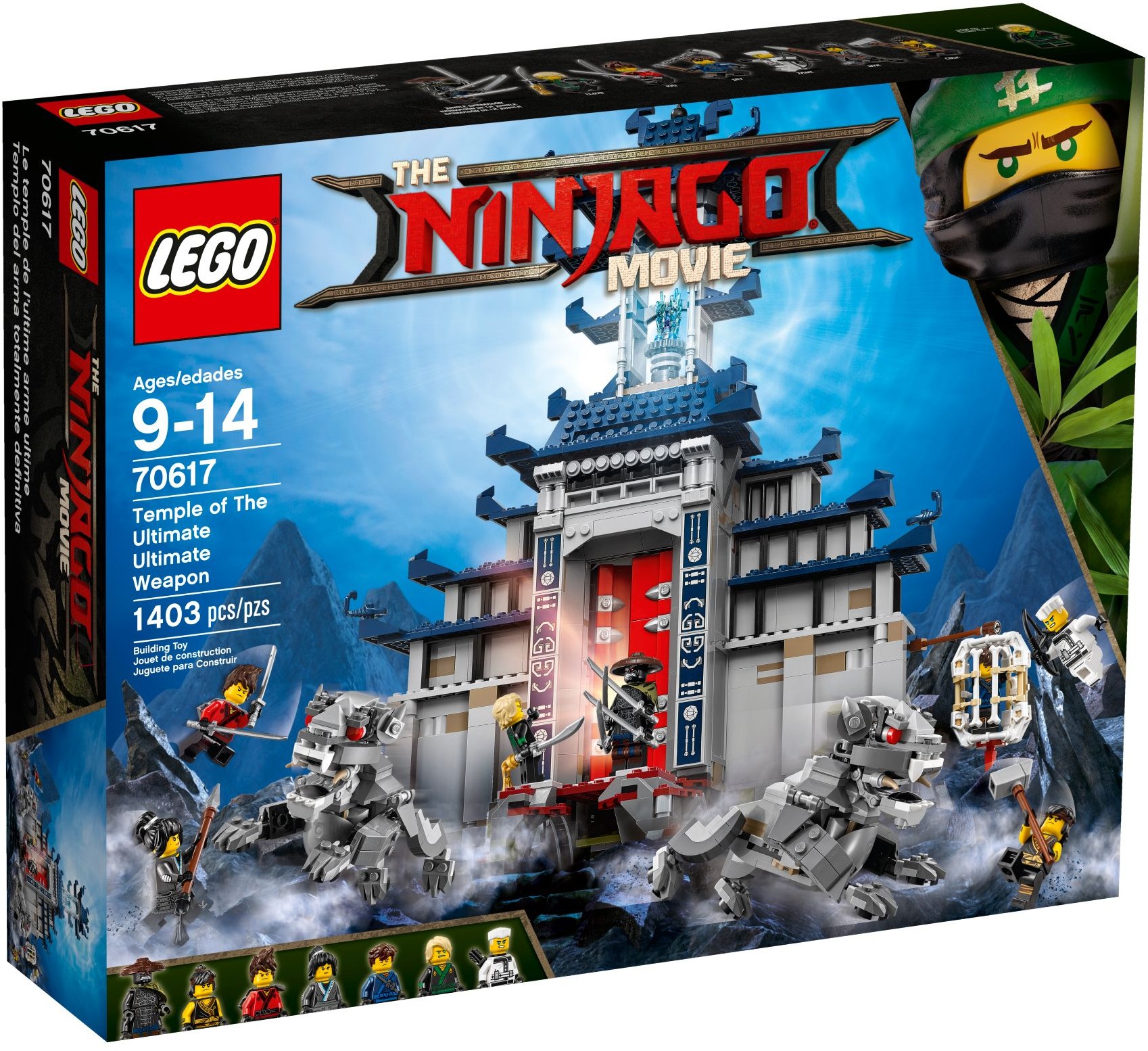 Temple of the Ultimate Ultimate Weapon 70617 - hình ảnh tổng thể bộ LEGO