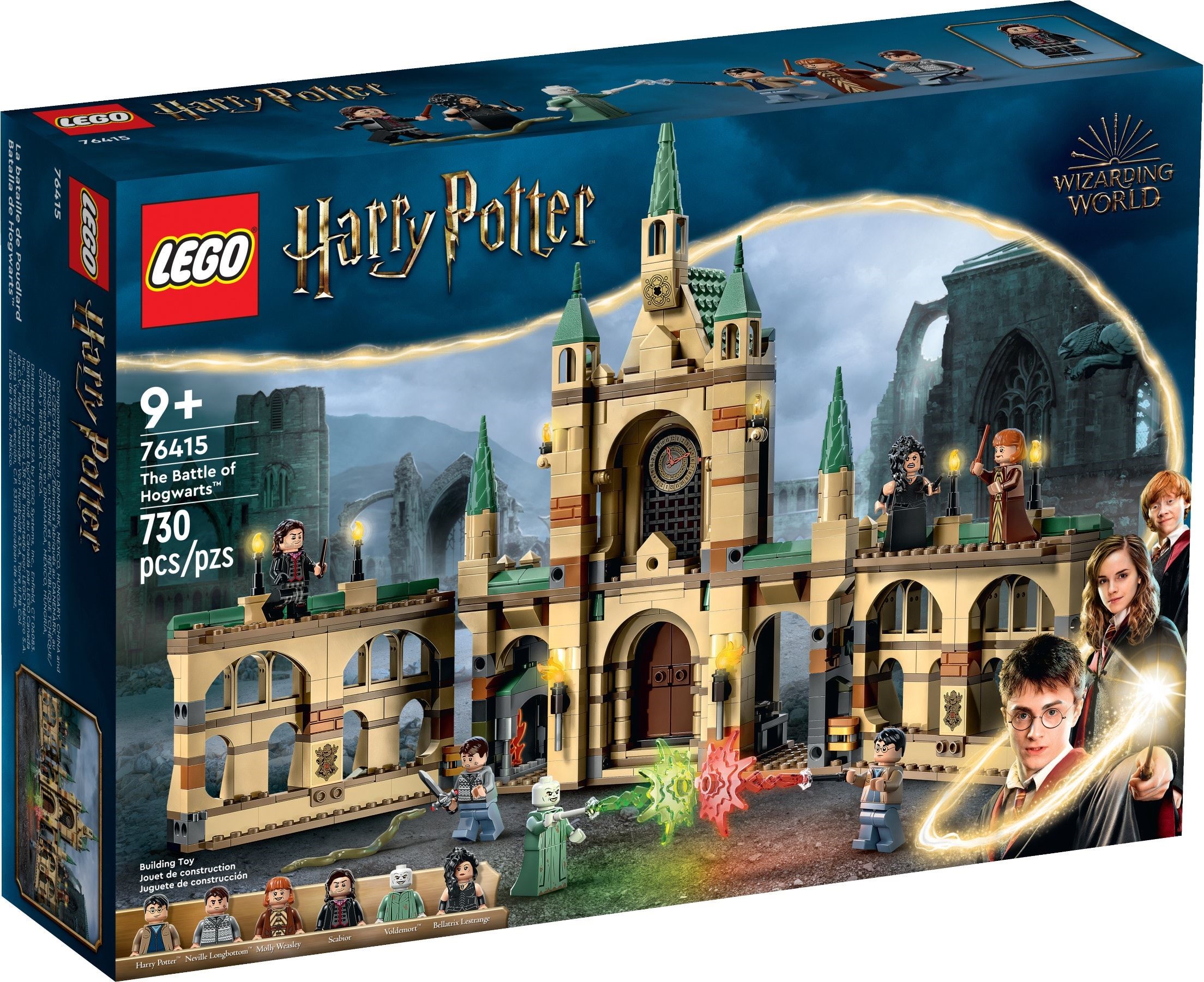 The Battle of Hogwarts 76415 - hình ảnh tổng thể bộ LEGO