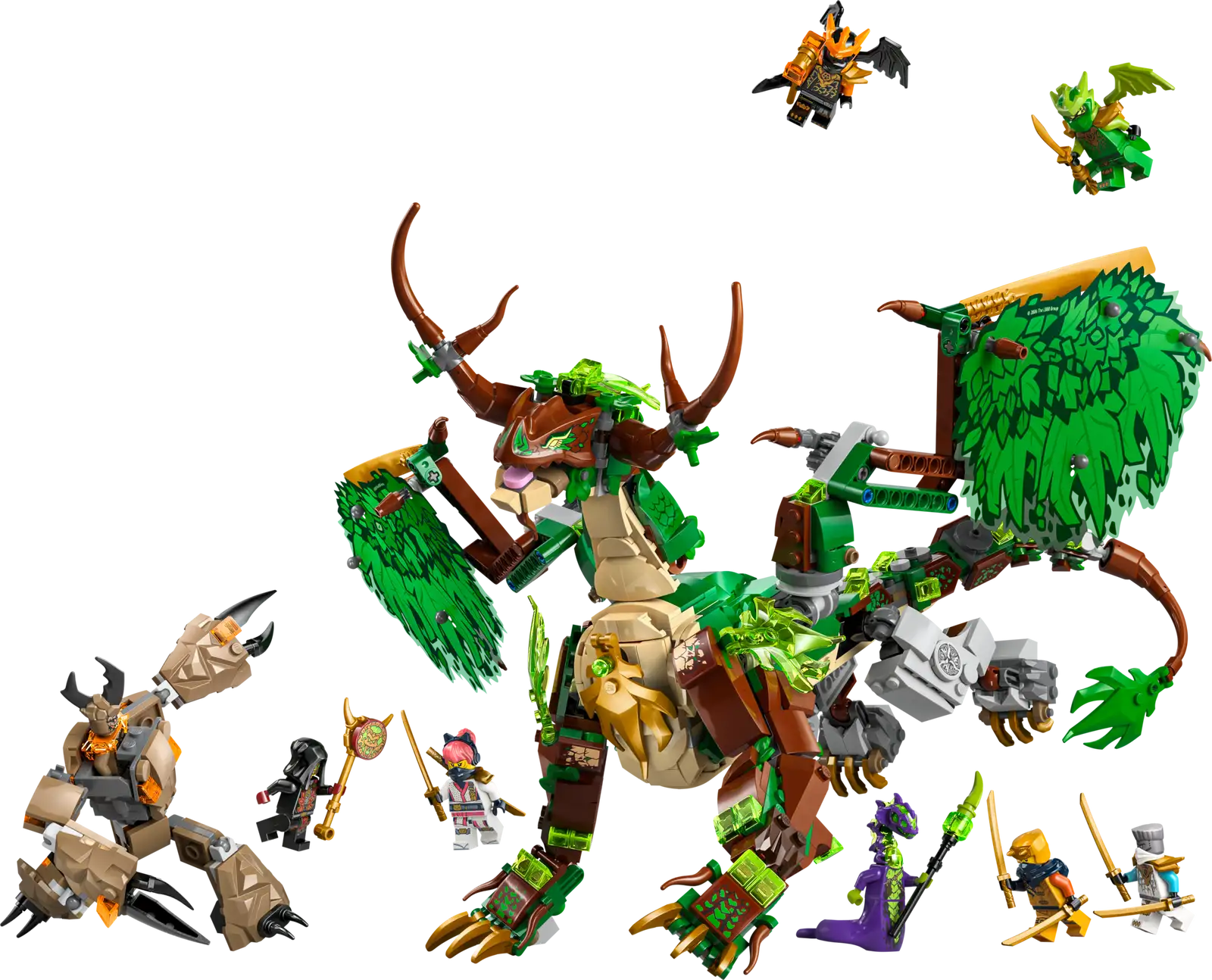 The Dragon of Life 71859 - hình ảnh tổng thể bộ LEGO