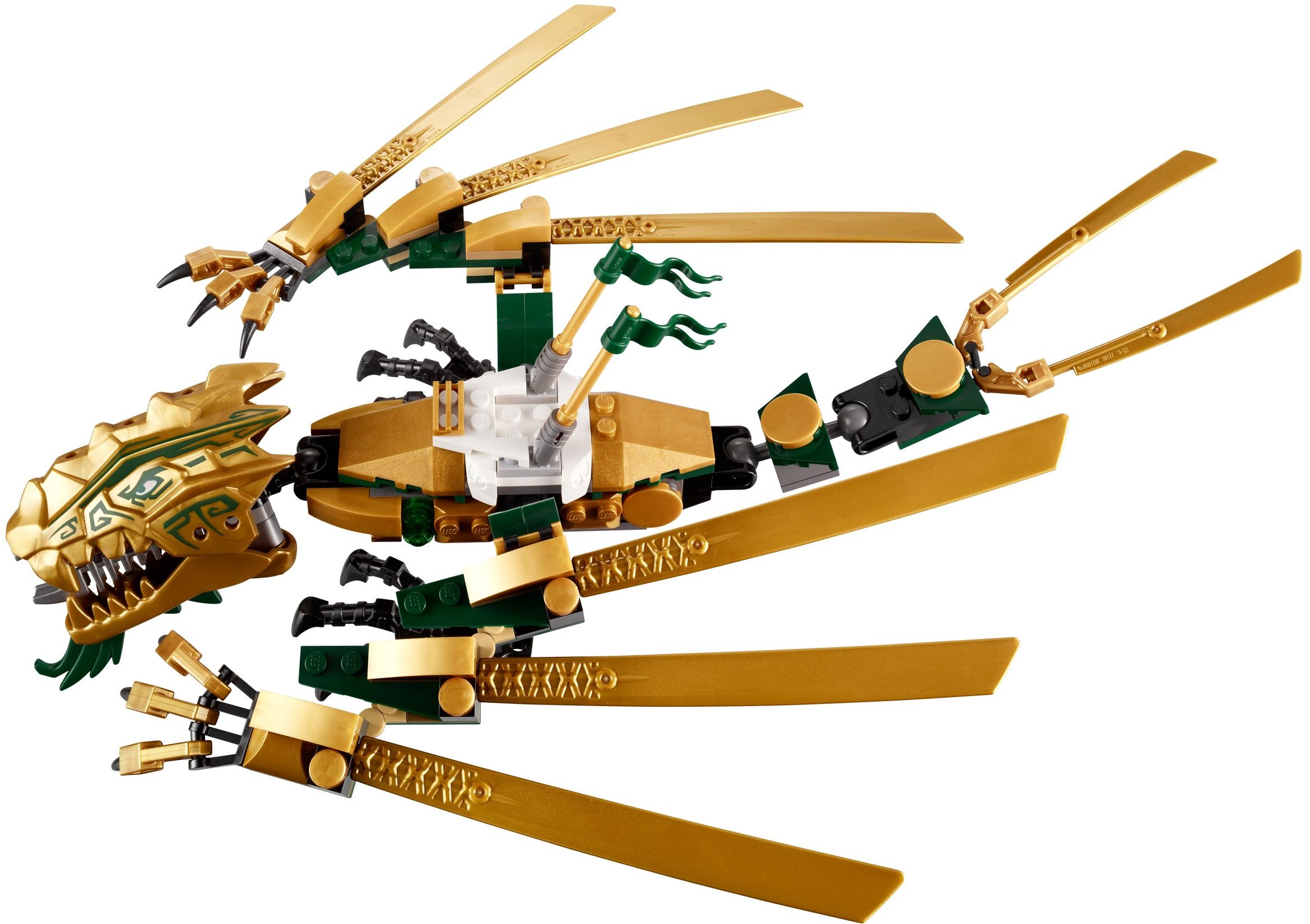 The Golden Dragon 70503 - góc nhìn khác của bộ LEGO