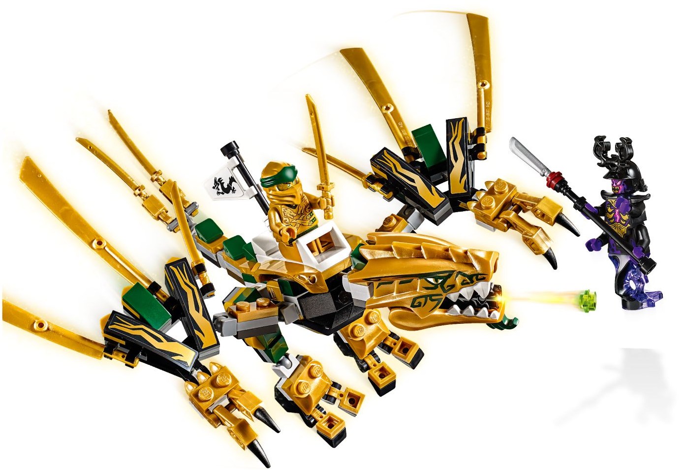 The Golden Dragon 70666 - hình ảnh tổng thể bộ LEGO