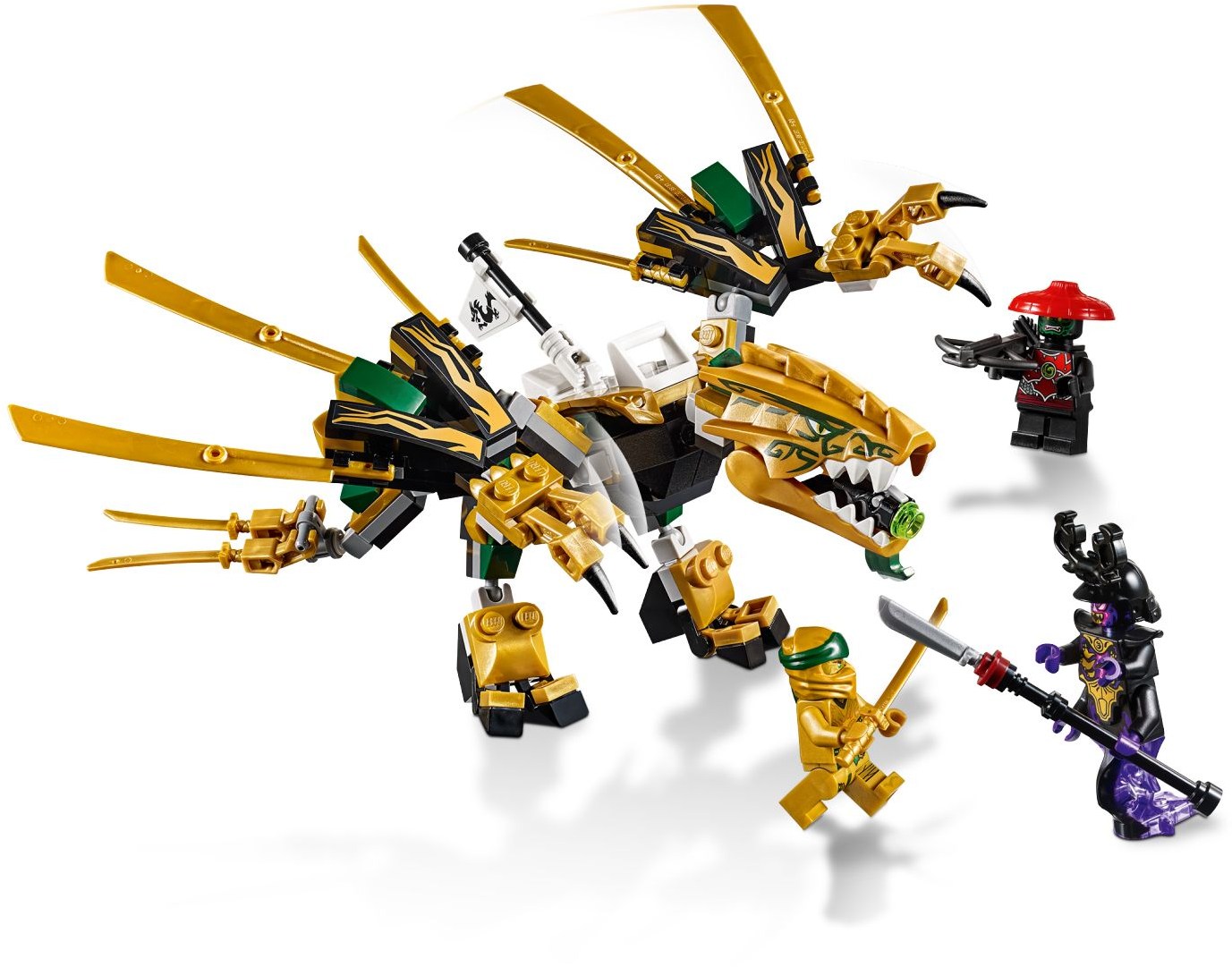 The Golden Dragon 70666 - góc nhìn khác của bộ LEGO