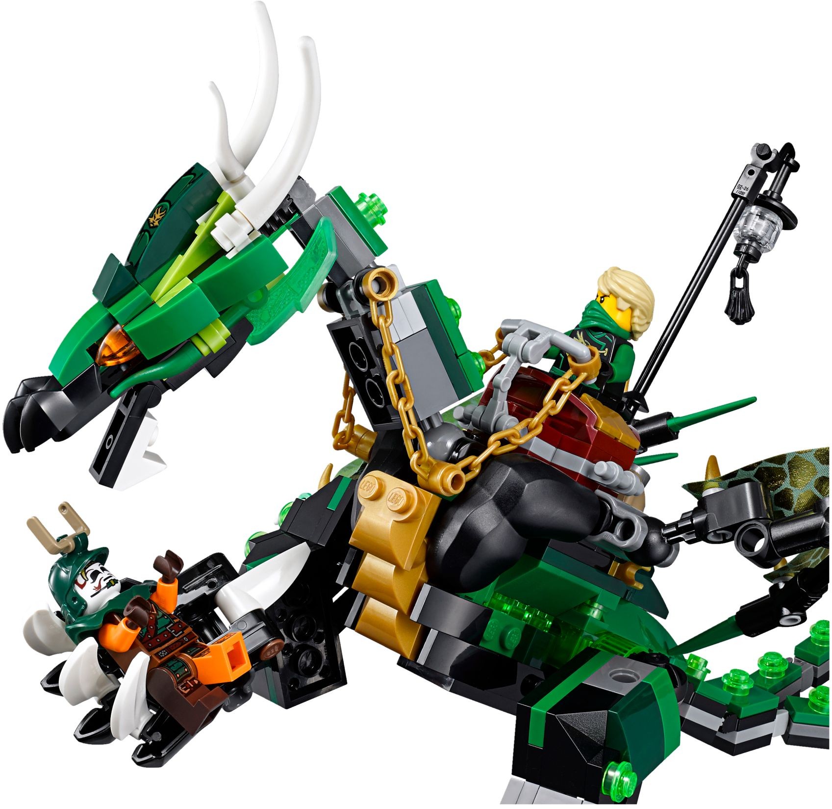 The Green NRG Dragon 70593 - góc nhìn khác của bộ LEGO