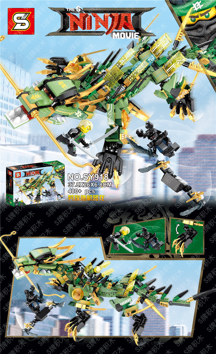 The NINJA Movie 70612 - hình ảnh tổng thể bộ LEGO