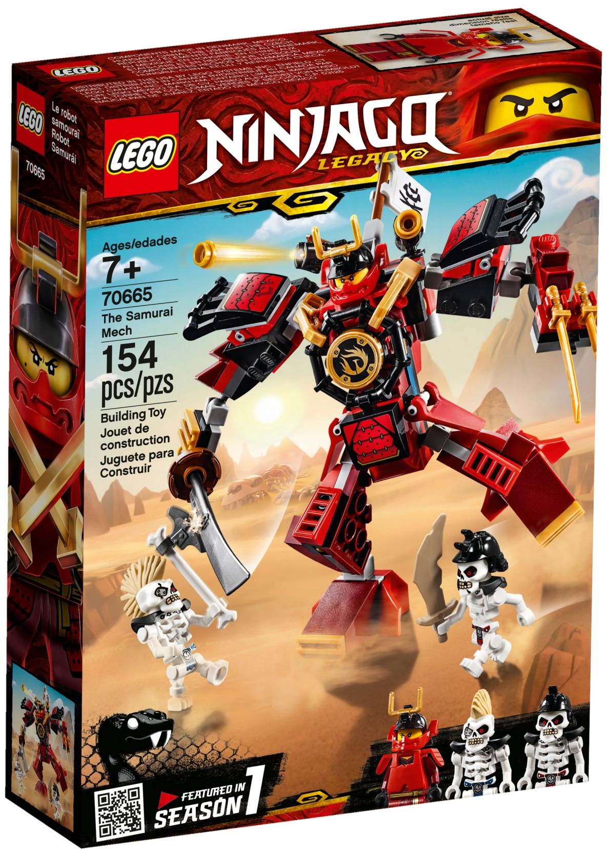 The Samurai Mech 70665 - hình ảnh tổng thể bộ LEGO